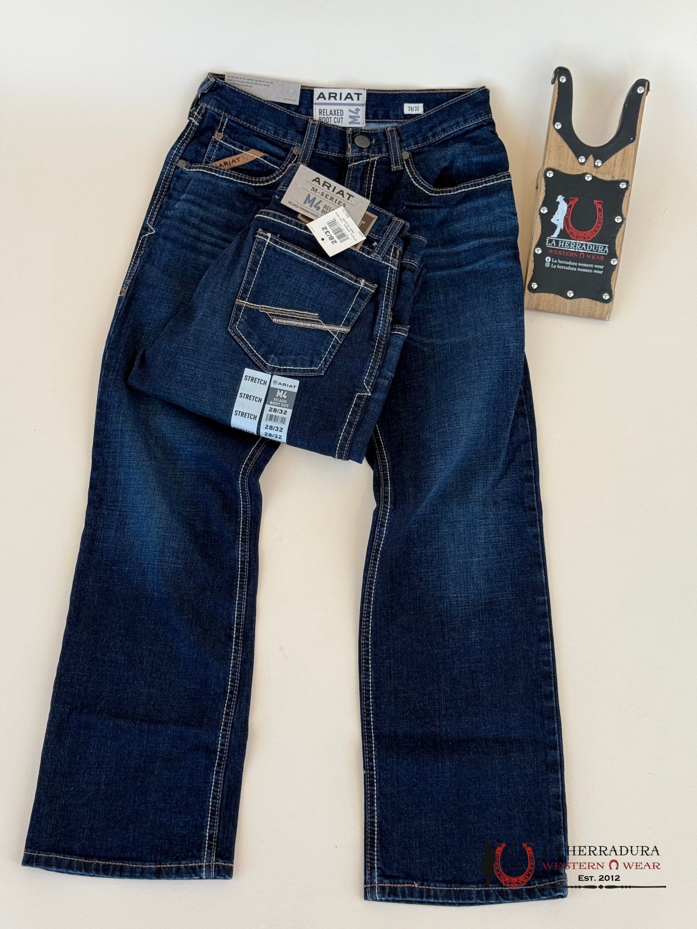 Ariat Mens Jean M4 Relaxed Boot Cut- Wildfire Jeans