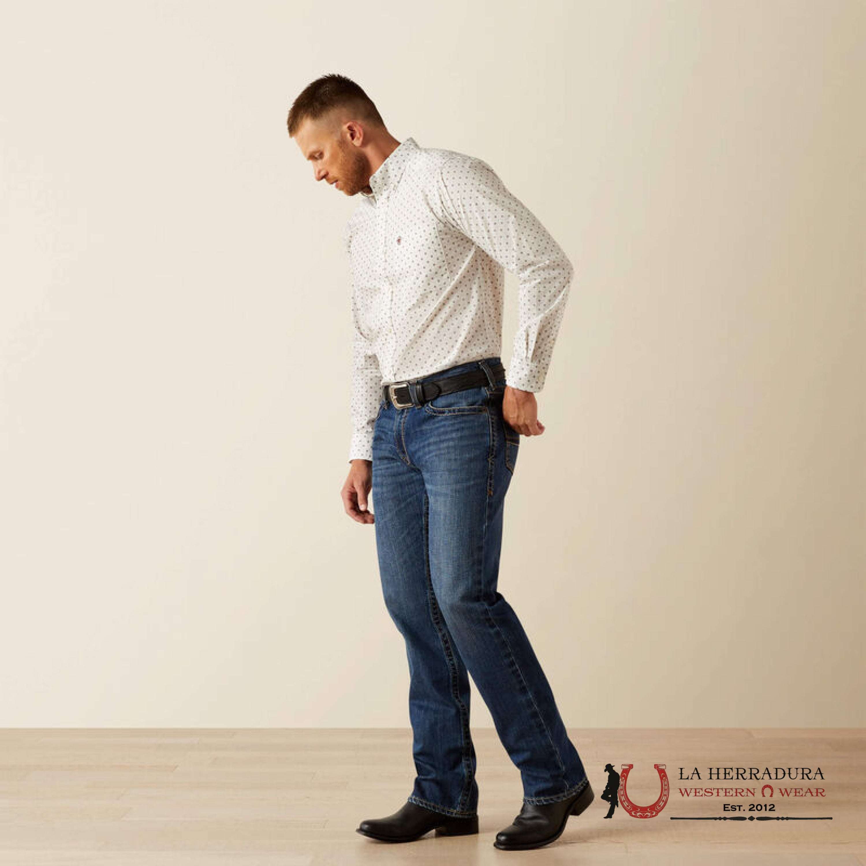 ARIAT MENS JEAN M4 RELAXED STRAIGHT- NEWTON 10053544 ARIAT JEANS