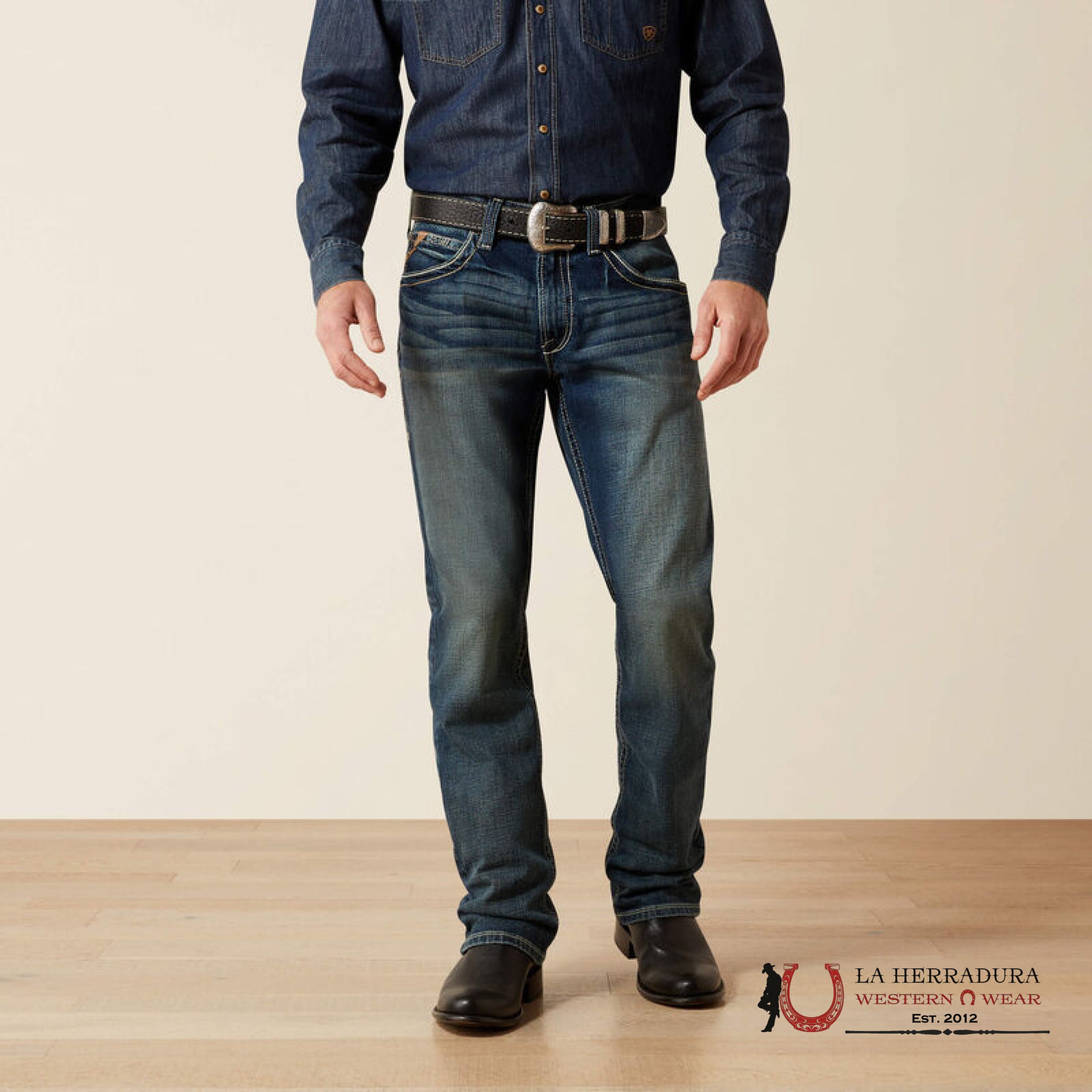 ARIAT MENS JEAN M5 LENNOX STRAIGHT FIT STRAIGHT LEG 10030275 ARIAT JEANS