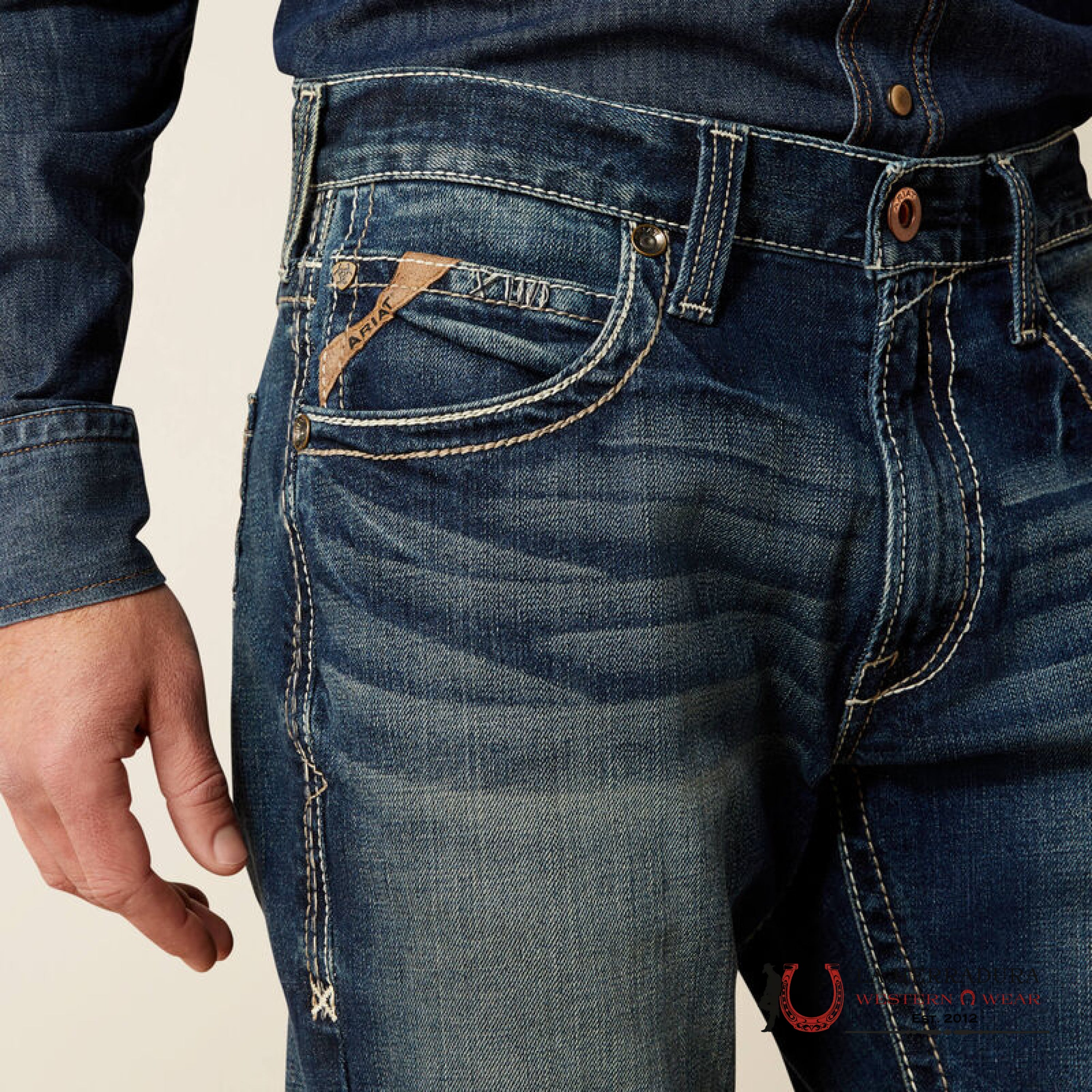 ARIAT MENS JEAN M5 LENNOX STRAIGHT FIT STRAIGHT LEG 10030275 ARIAT JEANS