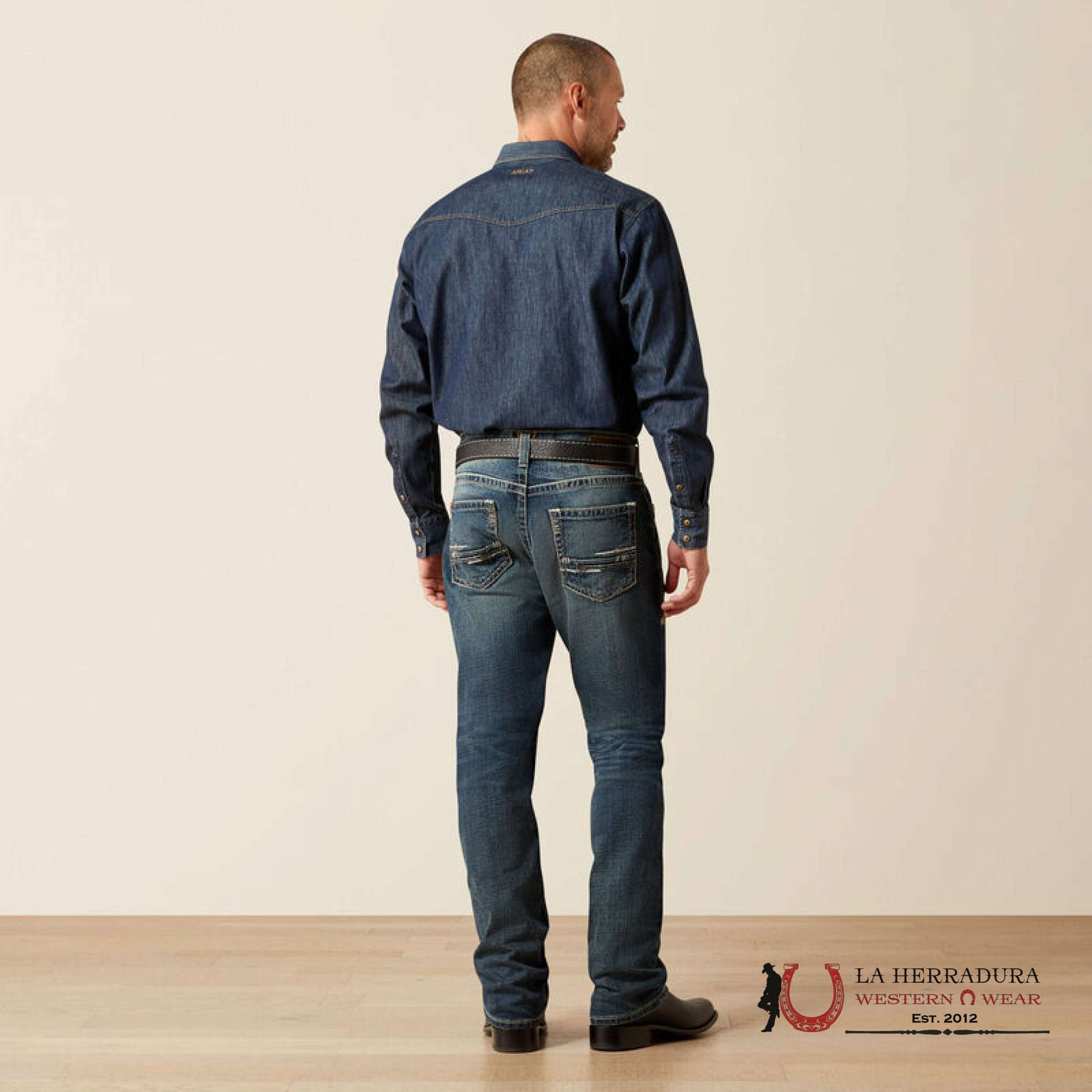 ARIAT MENS JEAN M5 LENNOX STRAIGHT FIT STRAIGHT LEG 10030275 ARIAT JEANS