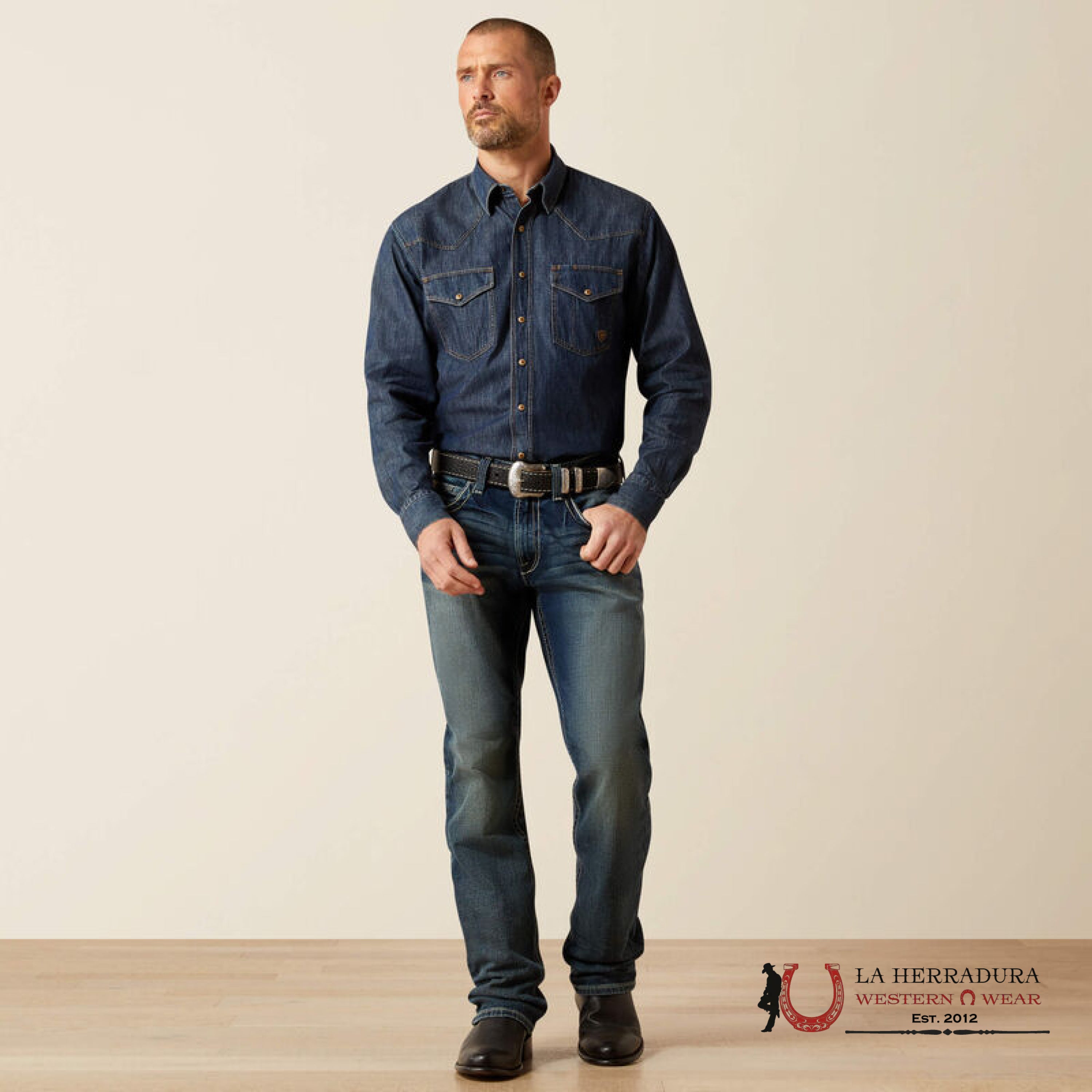 ARIAT MENS JEAN M5 LENNOX STRAIGHT FIT STRAIGHT LEG 10030275 ARIAT JEANS