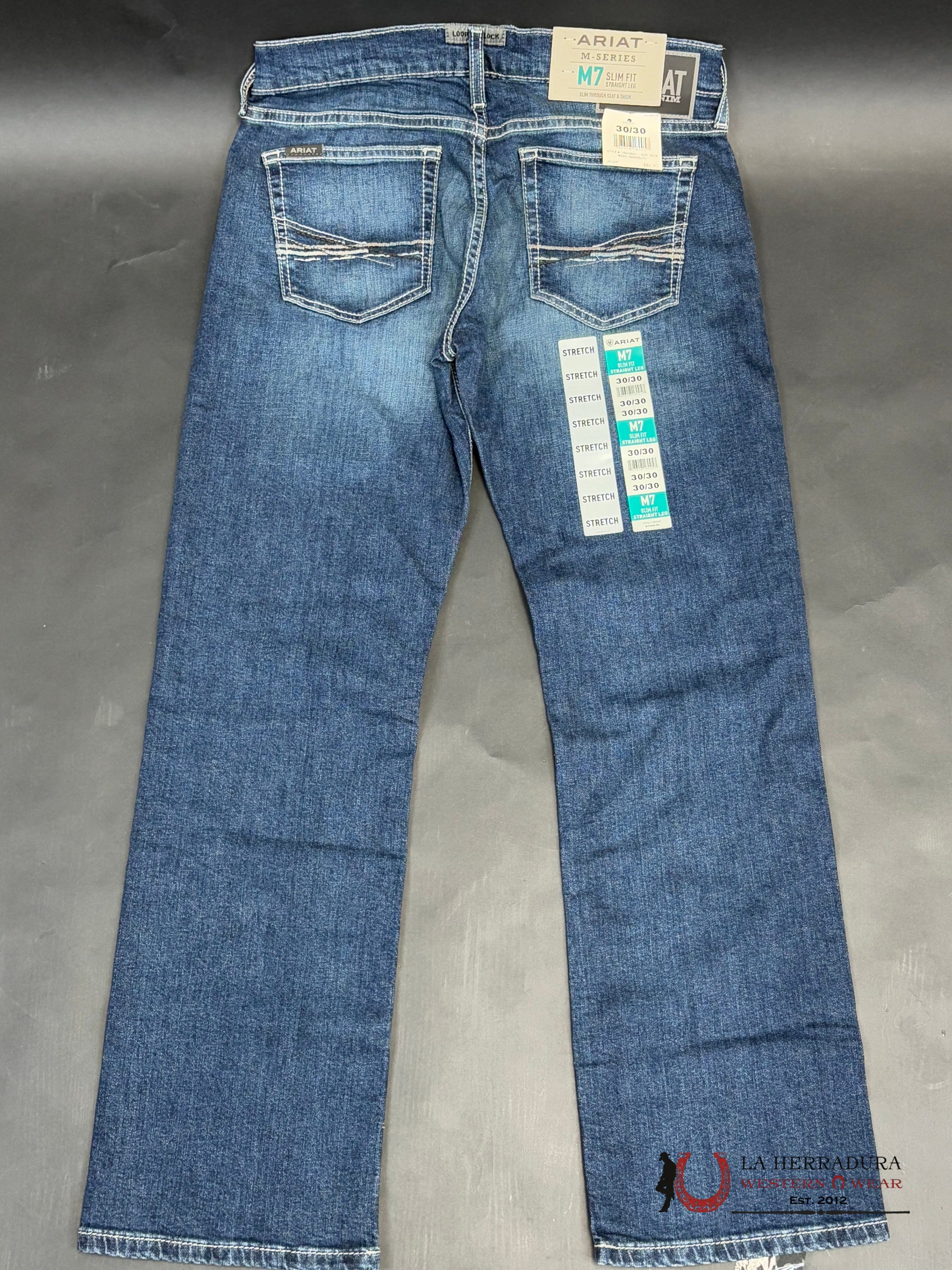 Ariat Mens Jean M7 Slim Fit Straight Leg Randolph Jeans