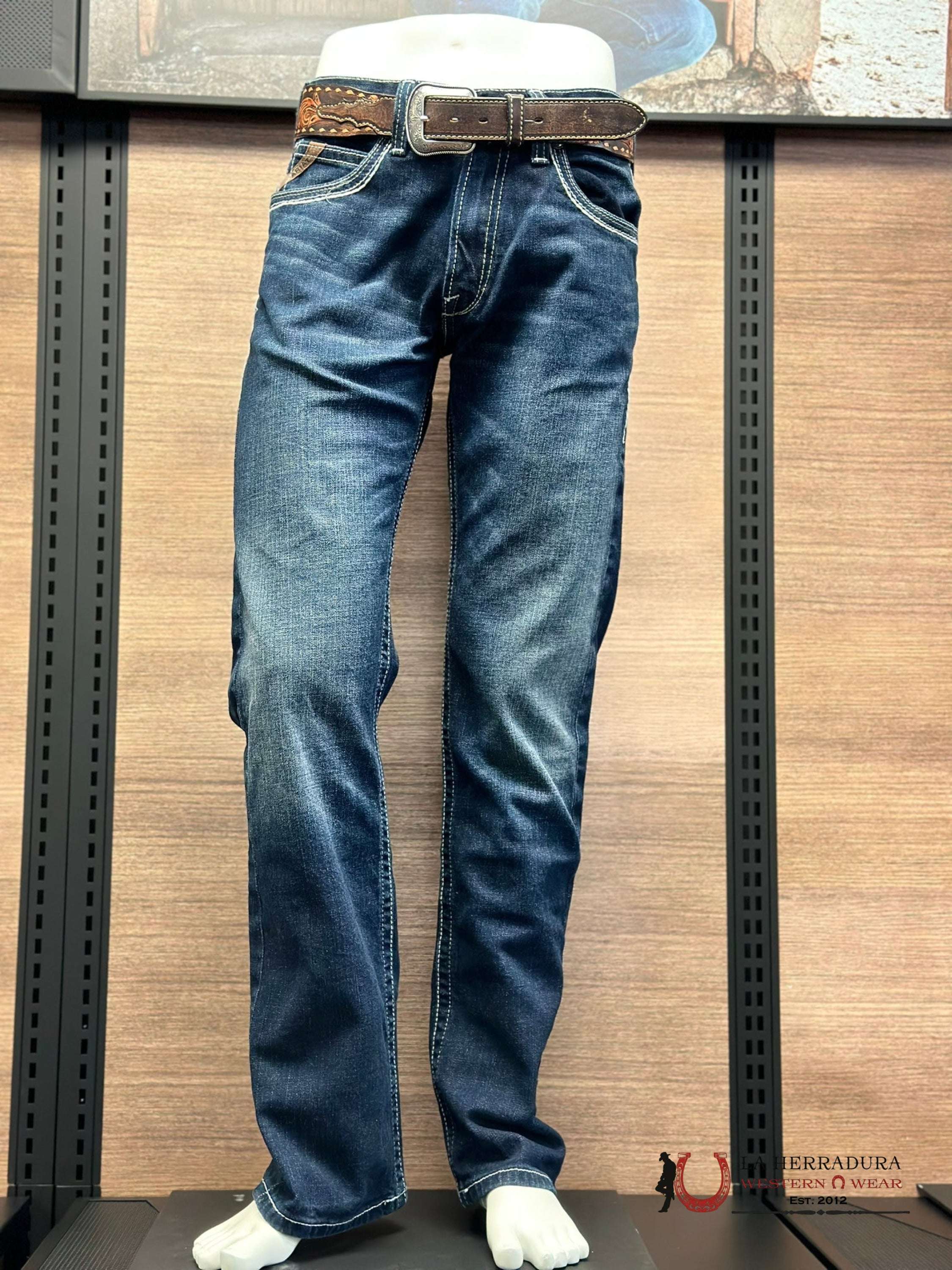 Ariat Mens Jean Nightingale M5 Straight Fit Leg Jeans