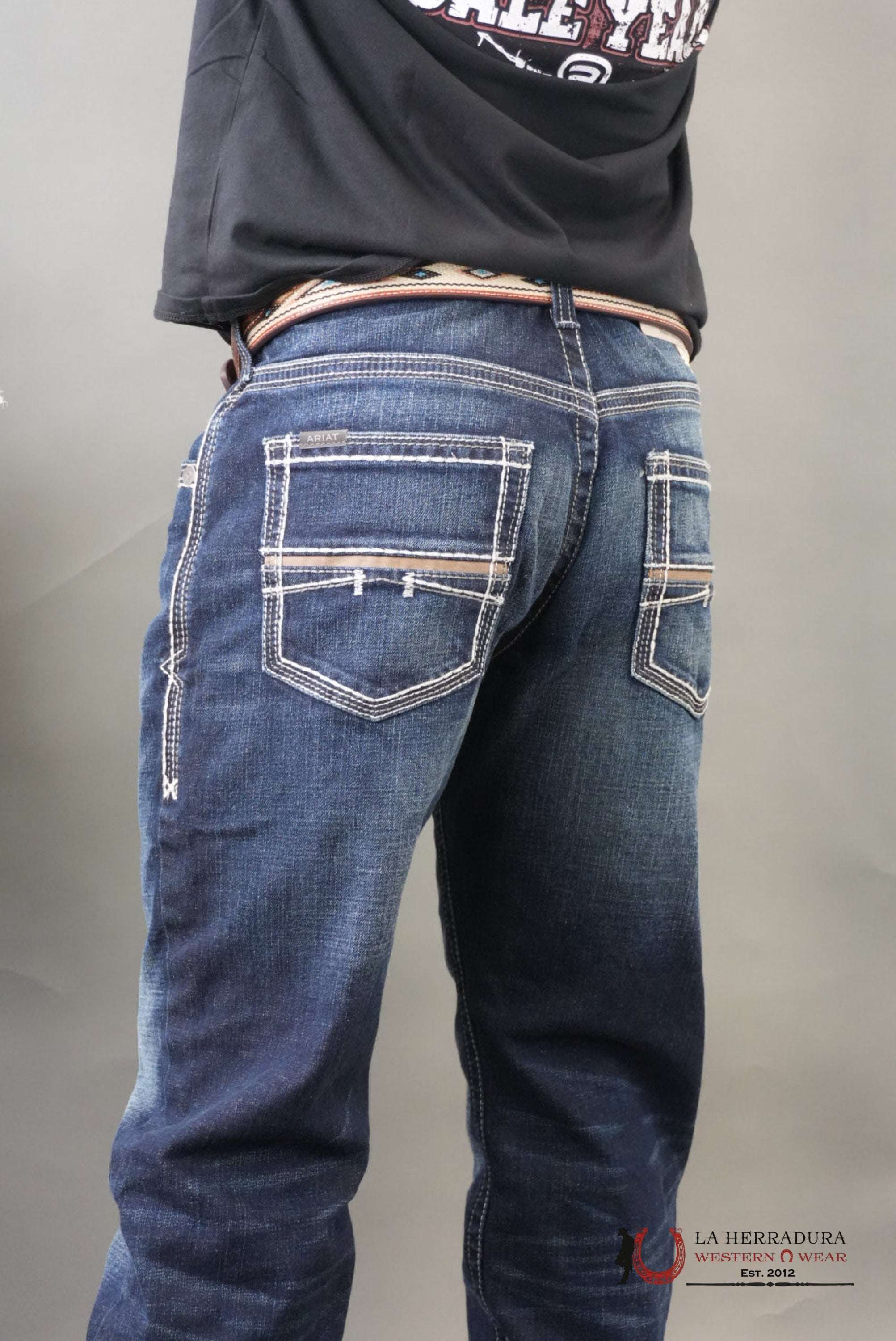 ARIAT MENS JEAN NIGHTINGALE M5 STRAIGHT FIT STRAIGHT LEG ARIAT JEANS
