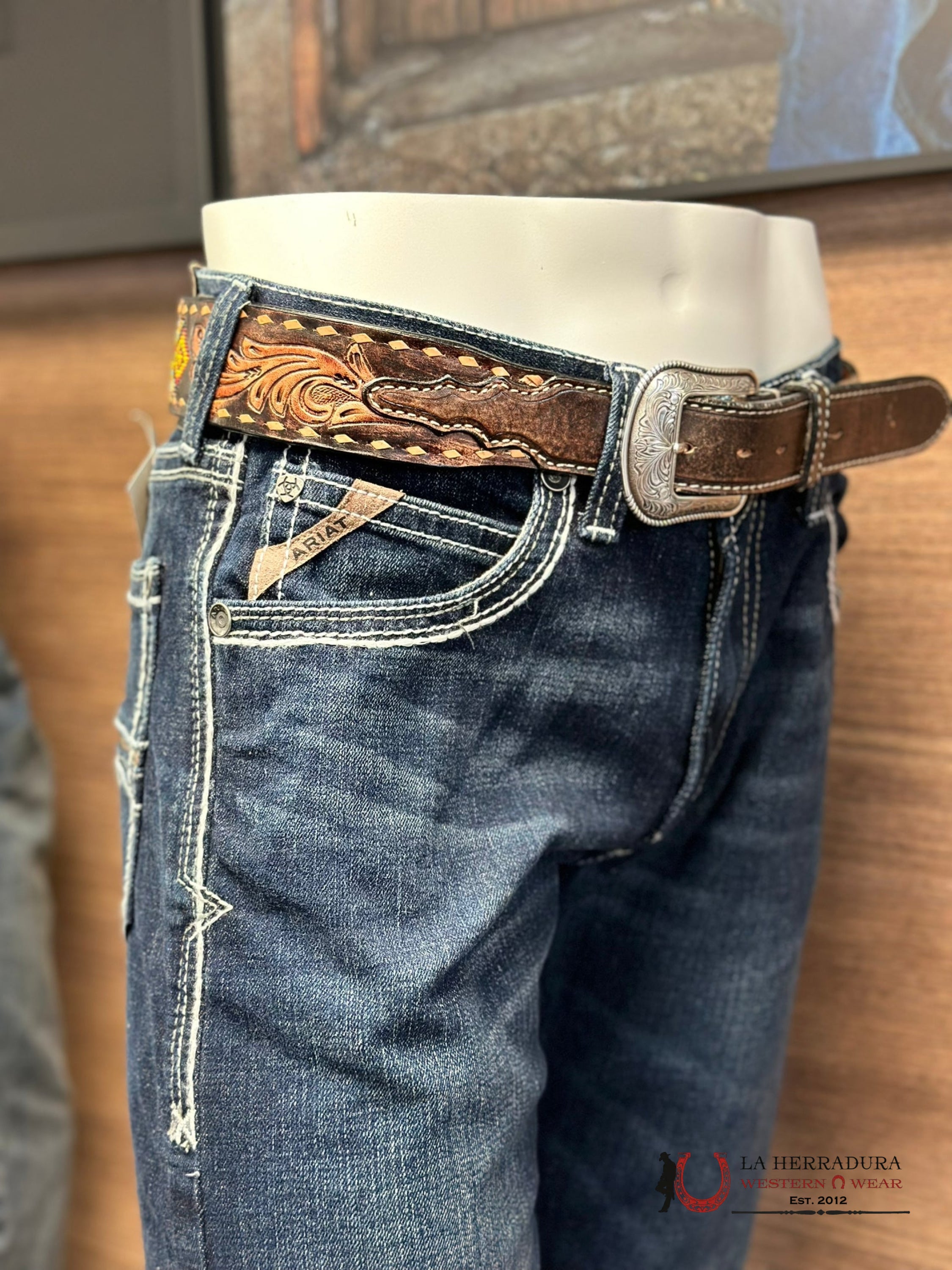 Ariat Mens Jean Nightingale M5 Straight Fit Leg Jeans