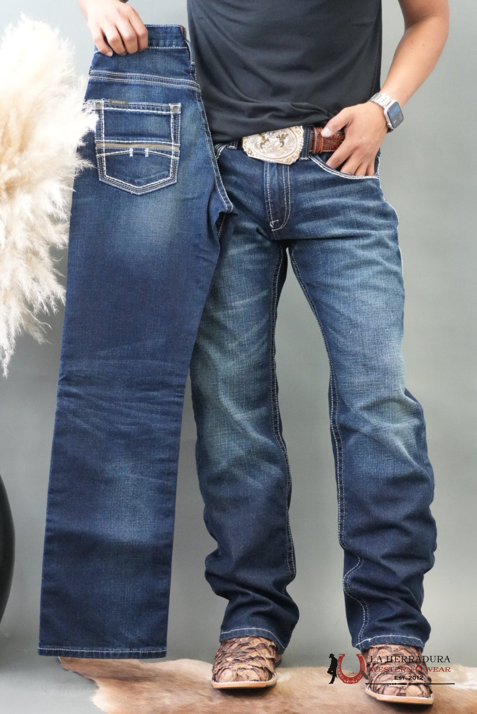 ARIAT MENS JEAN NIGHTINGALE M5 STRAIGHT FIT STRAIGHT LEG ARIAT JEANS