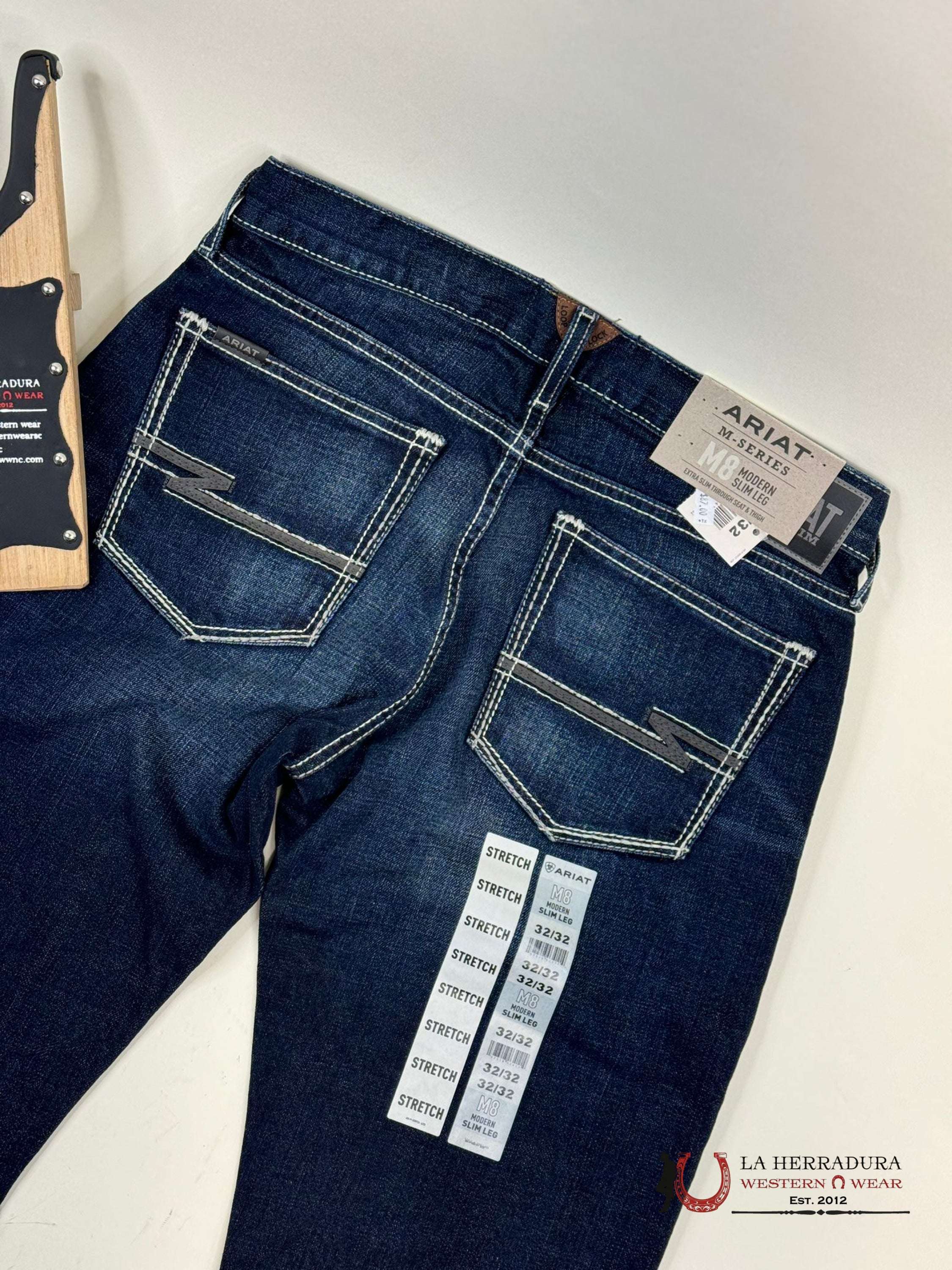 Ariat Mens Jean Nightingale M8 Modern Fit Slim Leg Jeans