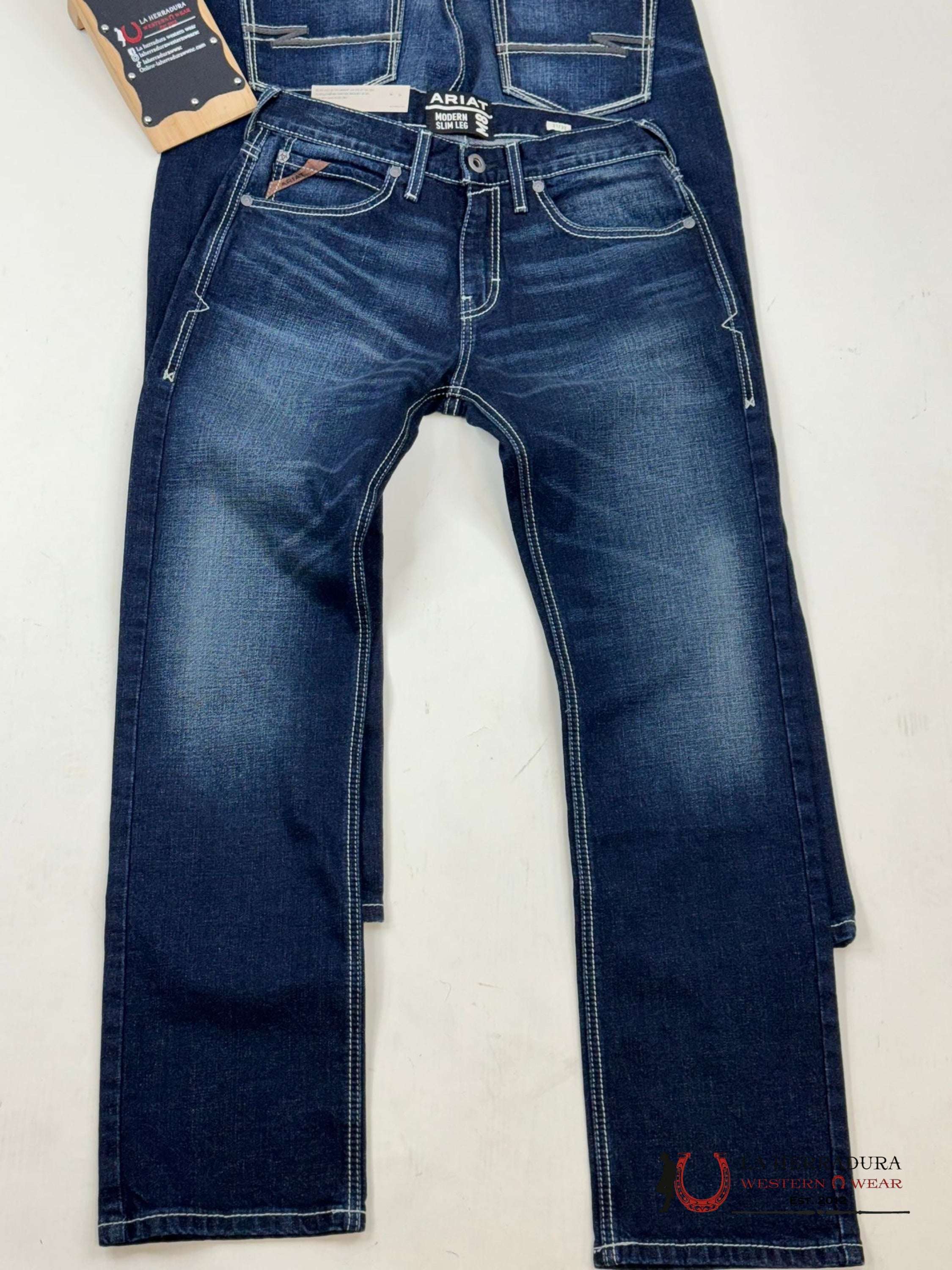Ariat Mens Jean Nightingale M8 Modern Fit Slim Leg Jeans