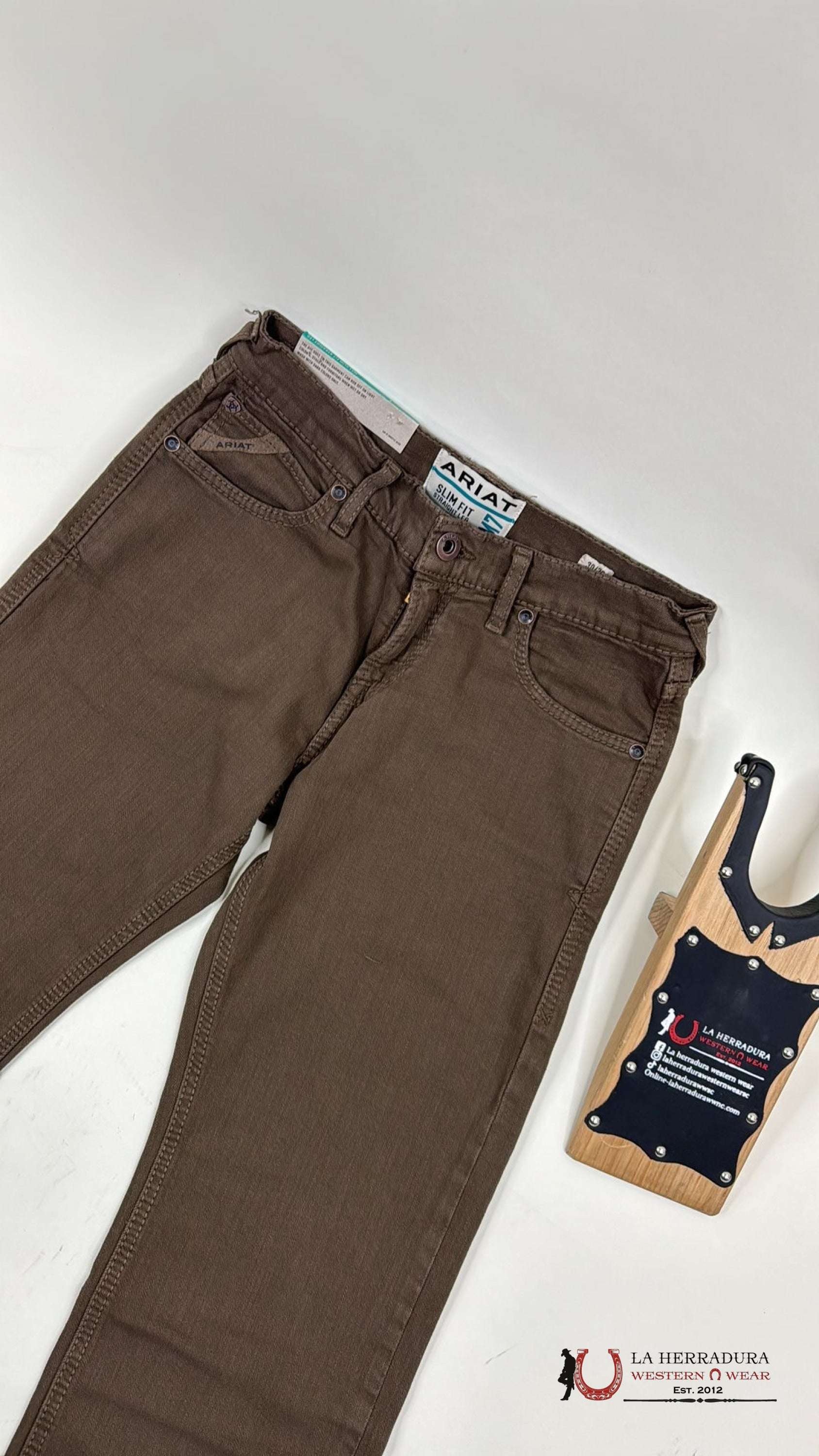 Ariat Mens Jean Peat M7 Slim Fit Straight Leg Jeans