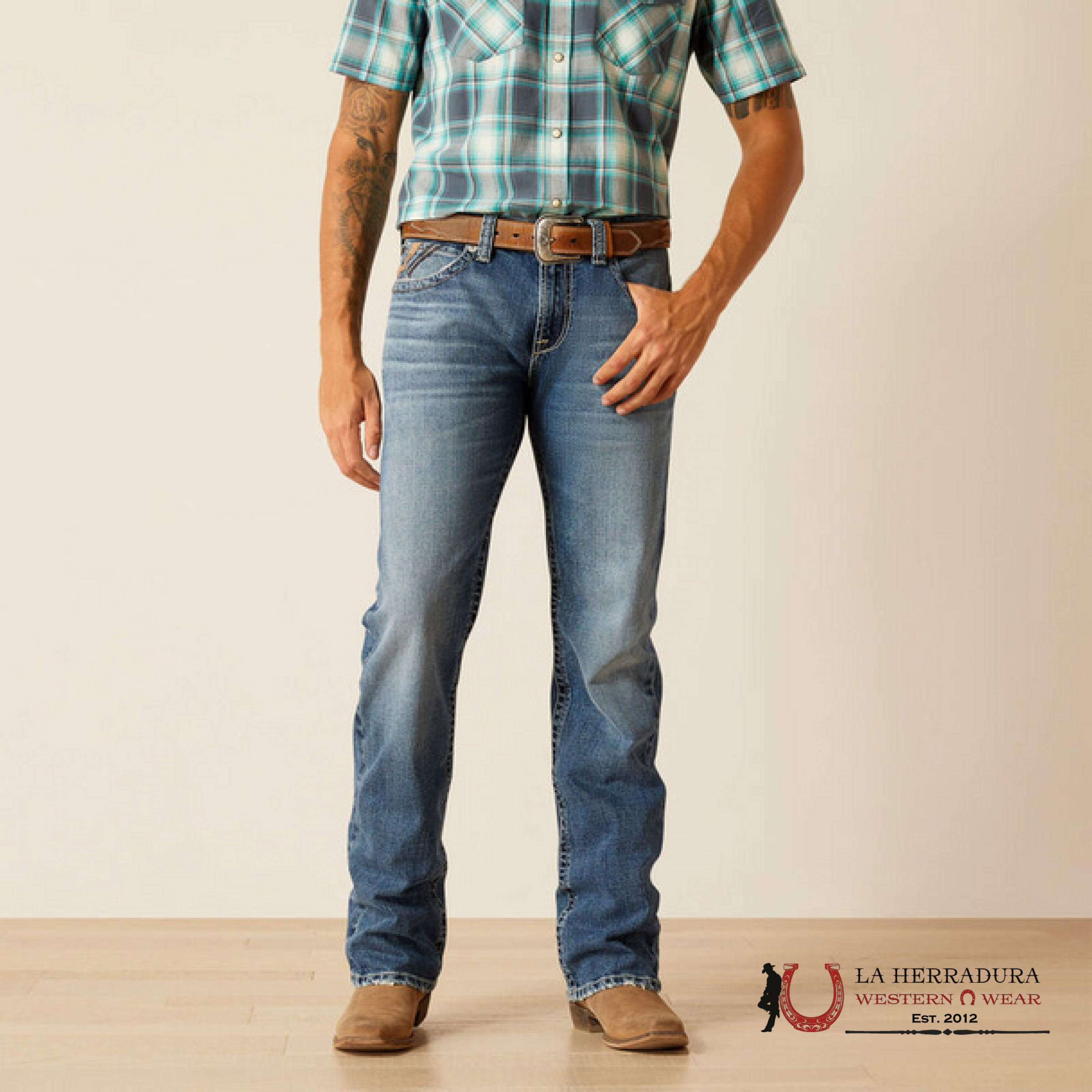 ARIAT MENS JEAN PECONIC M7 SLIM FIT STRAIGHT LEG 10048249 ARIAT JEANS