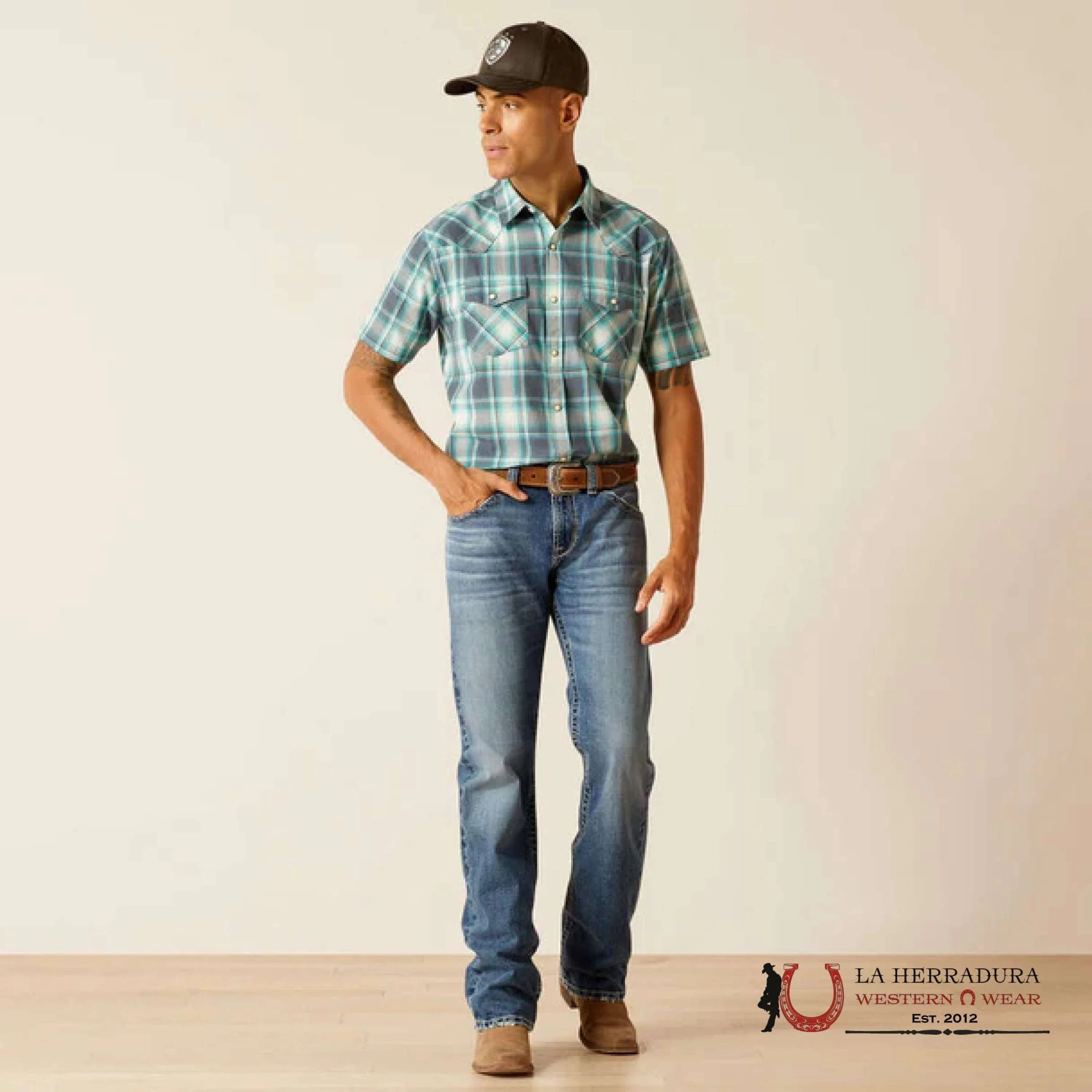 ARIAT MENS JEAN PECONIC M7 SLIM FIT STRAIGHT LEG 10048249 ARIAT JEANS