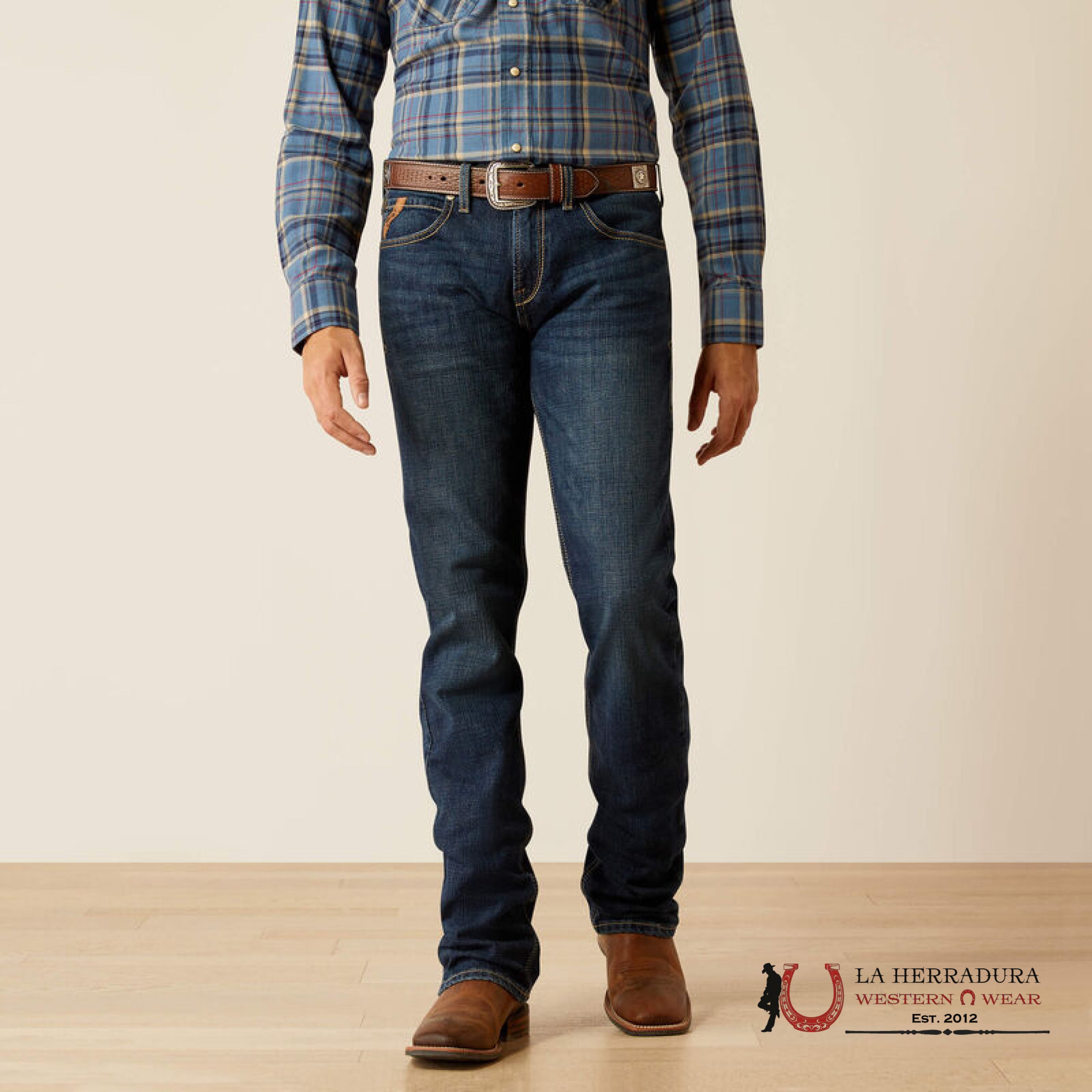 ARIAT MENS JEAN QUEST M7 SLIM FIT STRAIGHT LEG 10051870 ARIAT JEANS