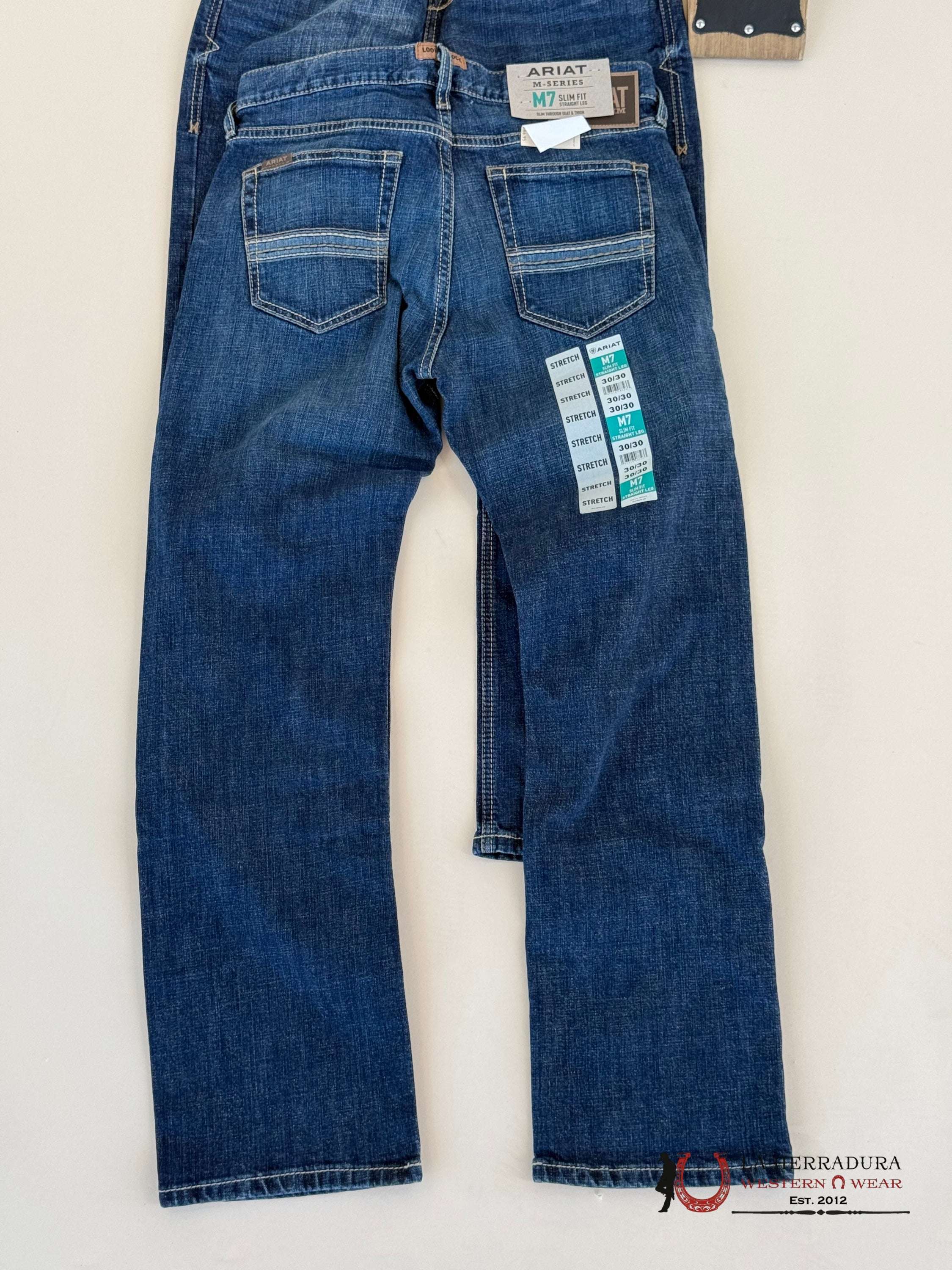 Ariat Mens Jean Quest M7 Slim Fit Straight Leg Jeans