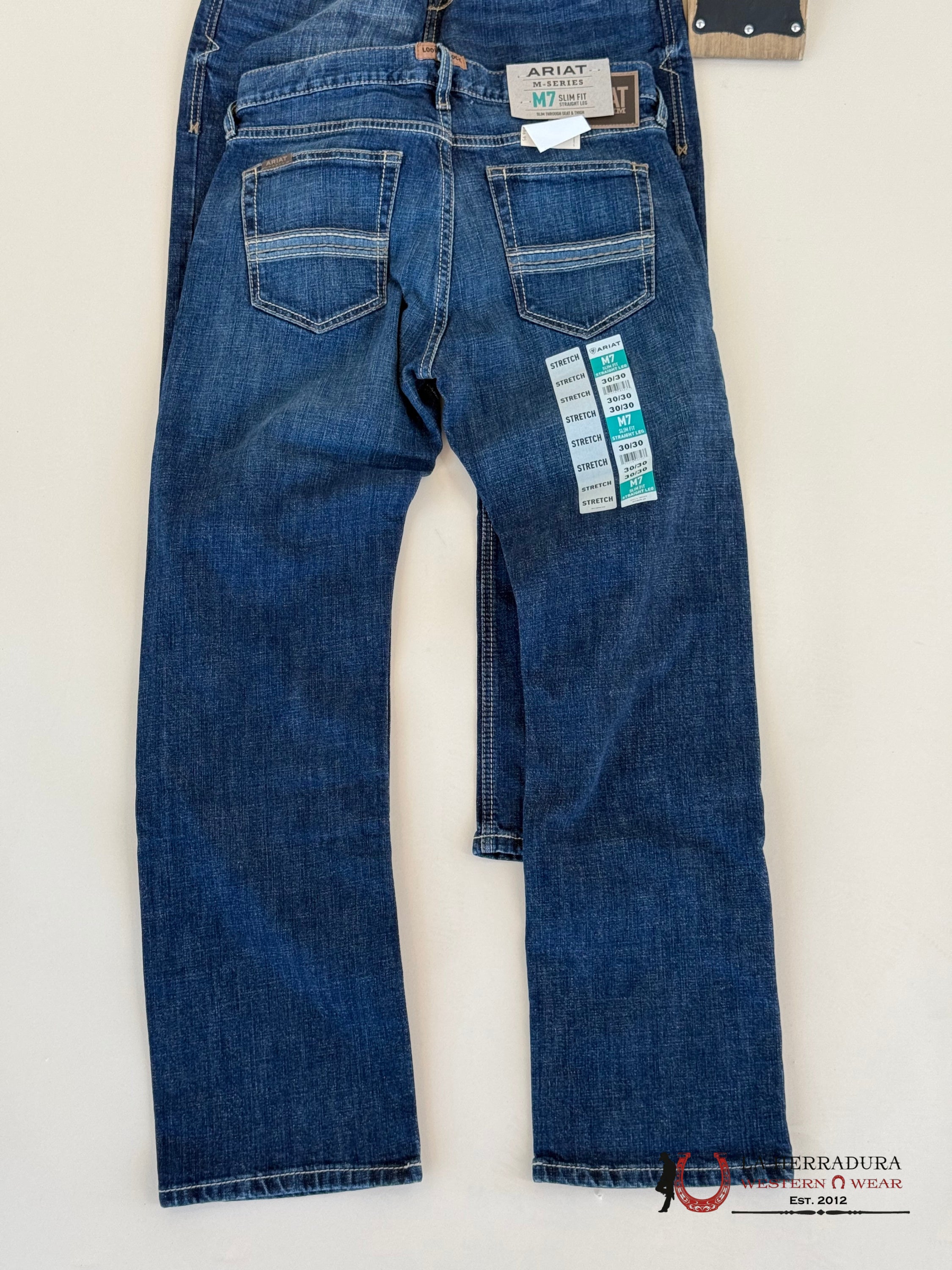 Ariat Mens Jean Quest M7 Slim Fit Straight Leg Jeans