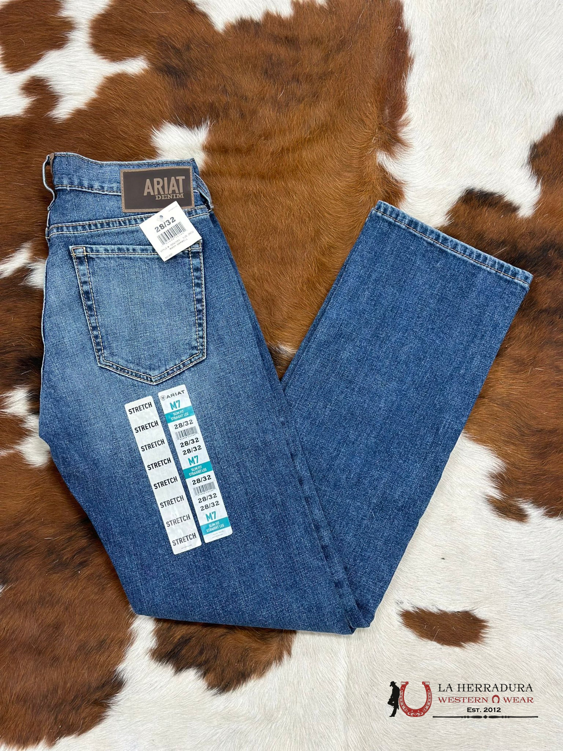 Ariat Mens Jean Samwell M7 Slim Fit Straight Leg Jeans