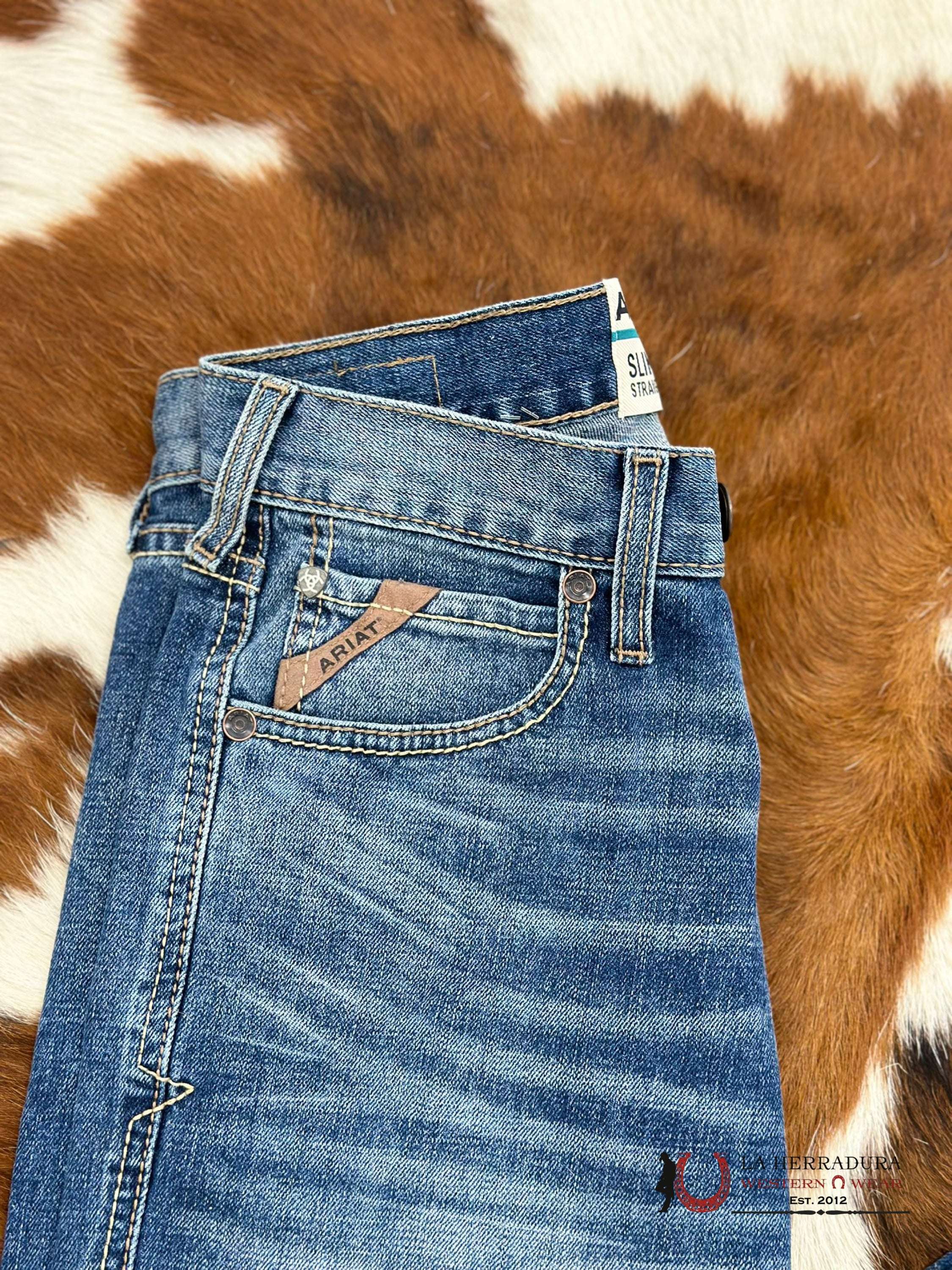 Ariat Mens Jean Samwell M7 Slim Fit Straight Leg Jeans
