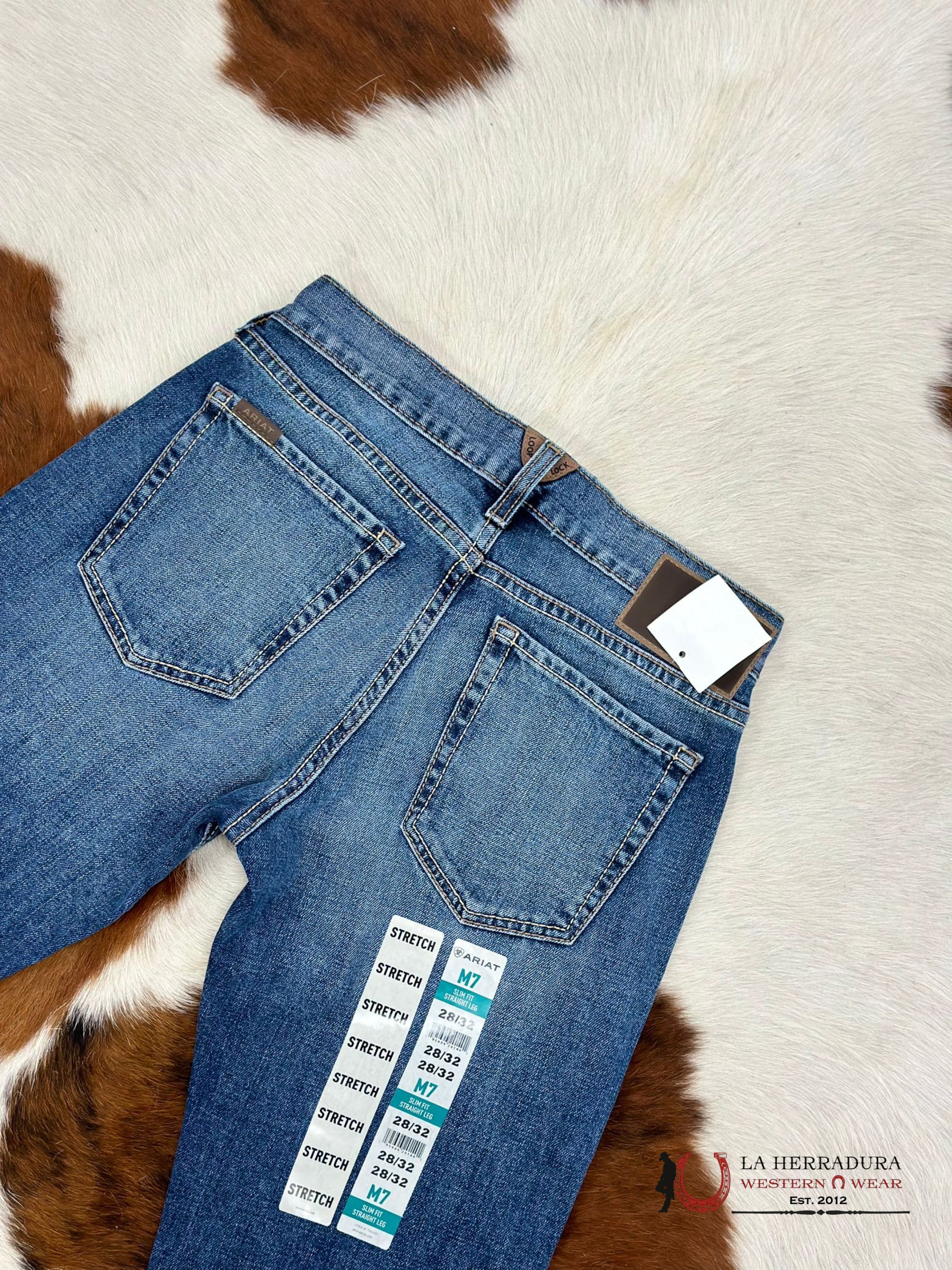 Ariat Mens Jean Samwell M7 Slim Fit Straight Leg Jeans