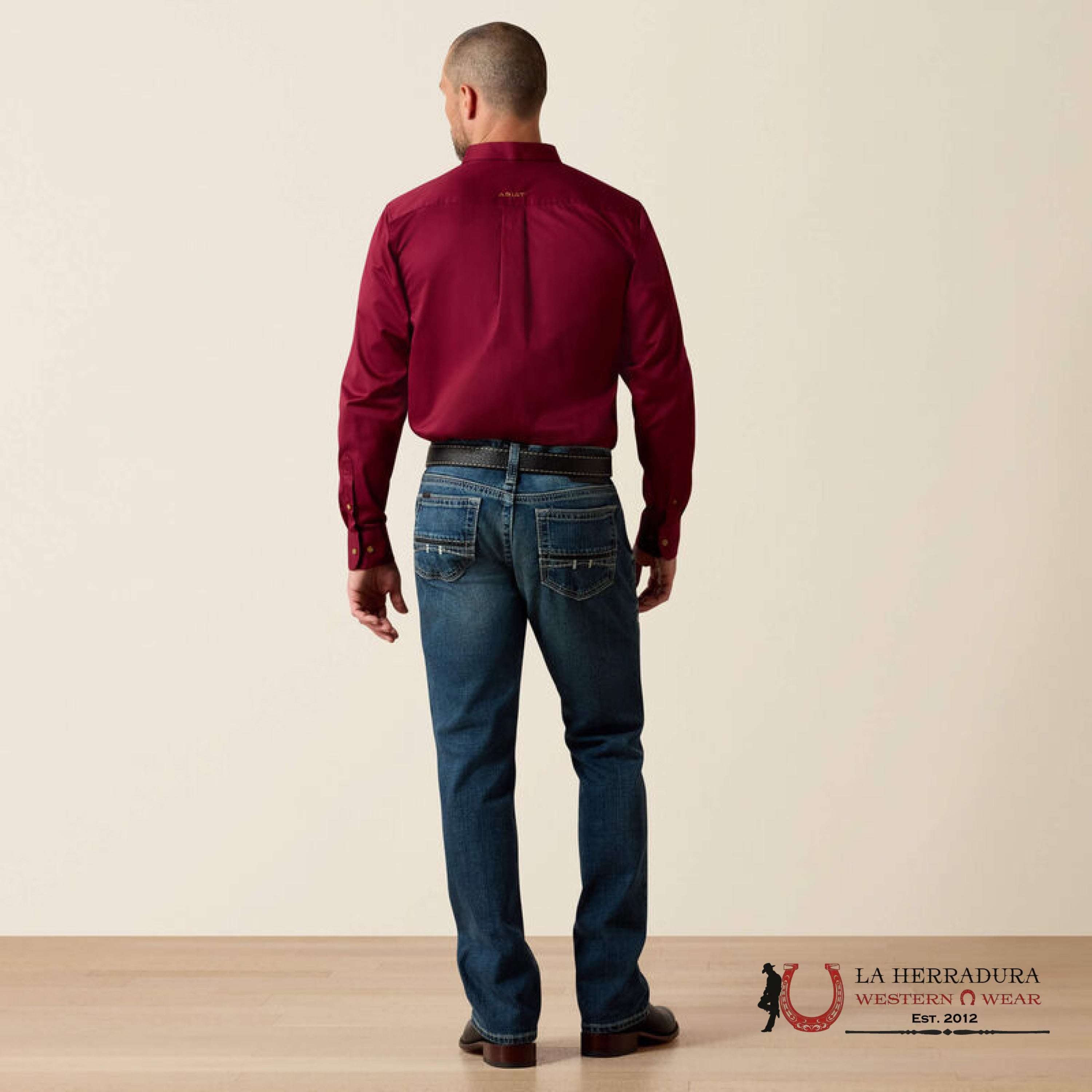 ARIAT MENS JEAN SILVERTON M7 SLIM FIT STRAIGHT LEG 10027748 ARIAT JEANS