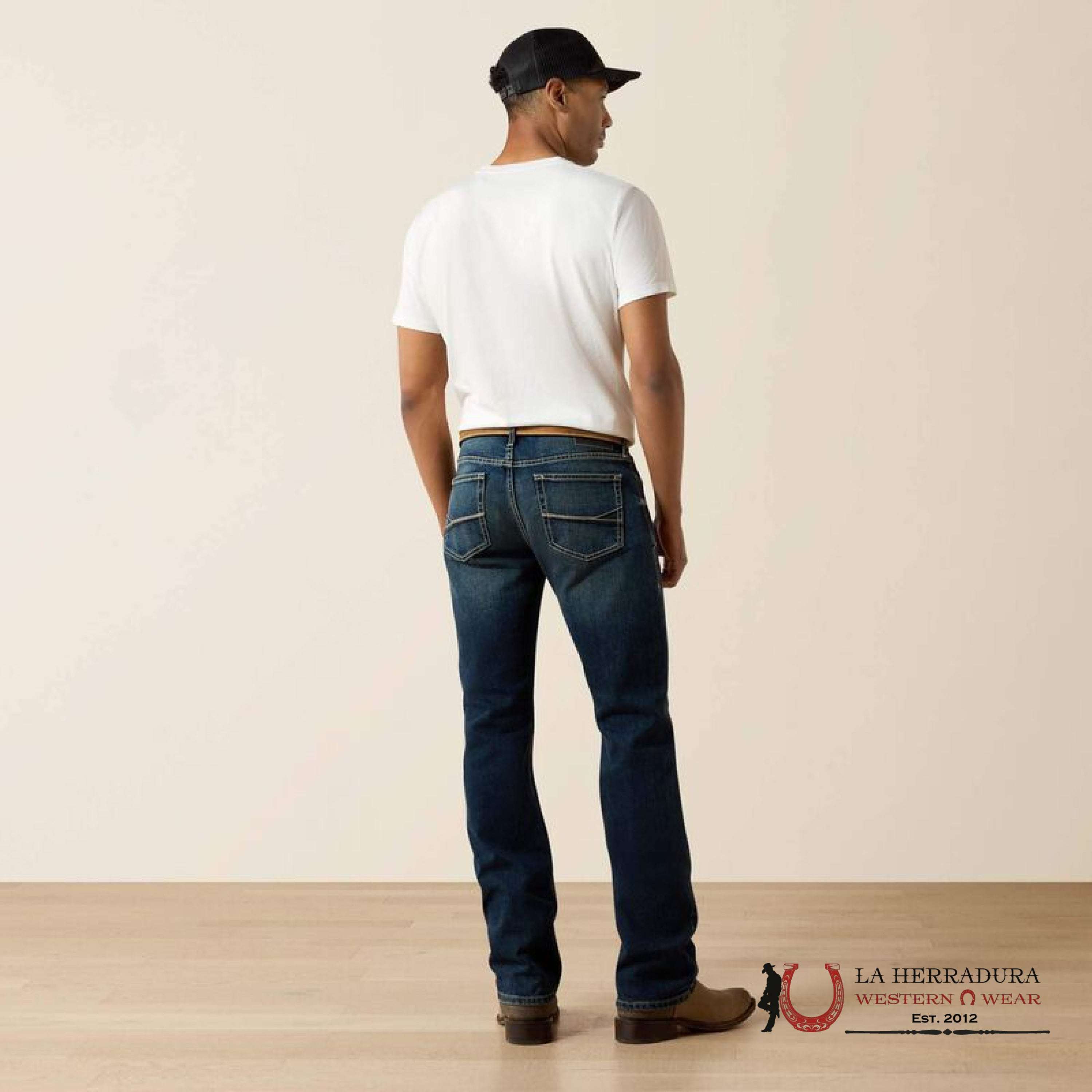 ARIAT MENS JEAN STIRLING DRAKE M7 SLIM FIT STRAIGHT LEG 10041092 ARIAT JEANS