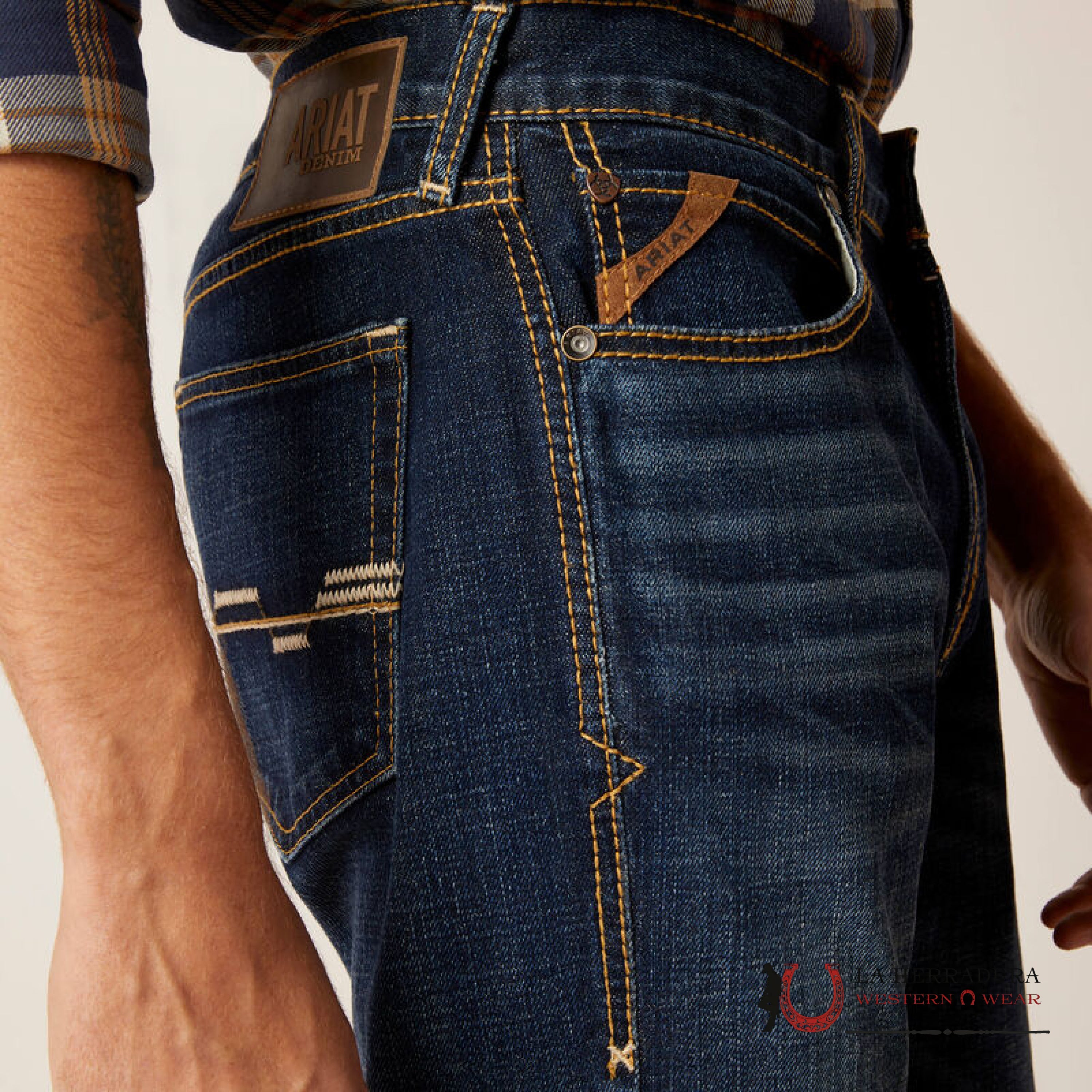 ARIAT MENS JEAN TORNADO M8 MODERN FIT SLIM LEG- 10045386 ARIAT JEANS