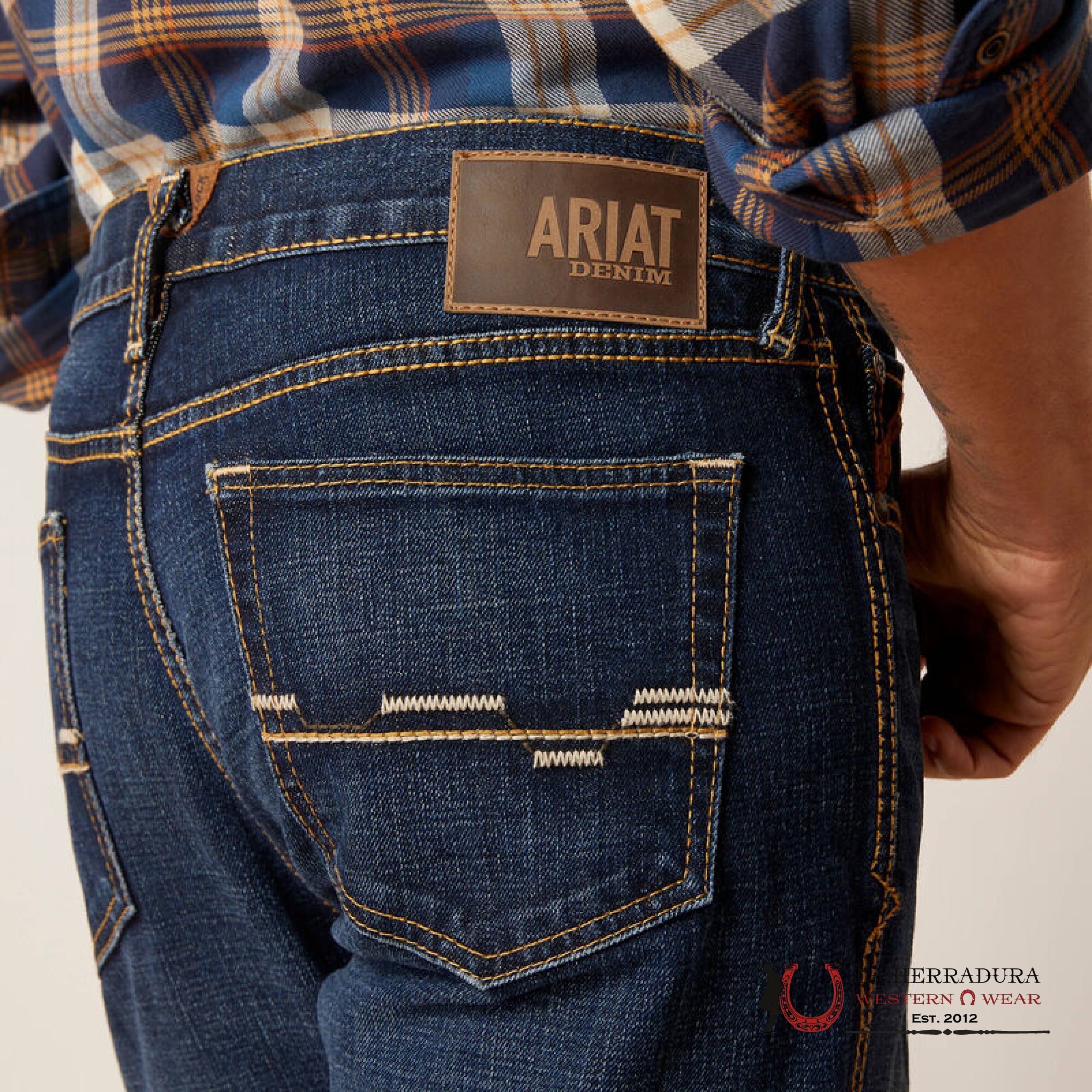 ARIAT MENS JEAN TORNADO M8 MODERN FIT SLIM LEG- 10045386 ARIAT JEANS