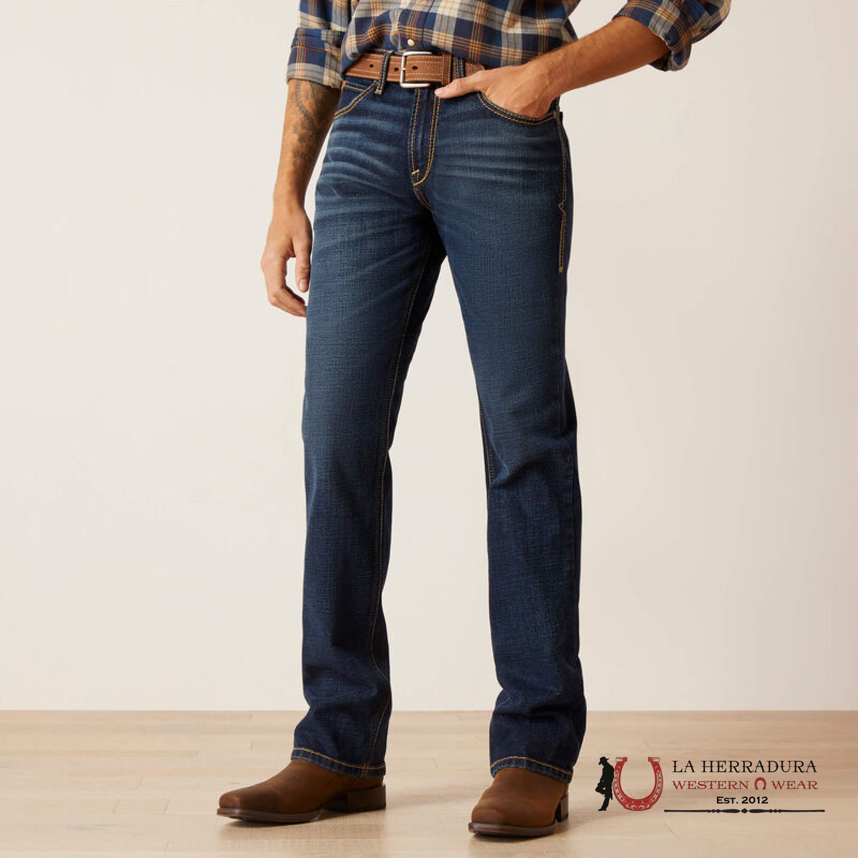 ARIAT MENS JEAN TORNADO M8 MODERN FIT SLIM LEG- 10045386 ARIAT JEANS