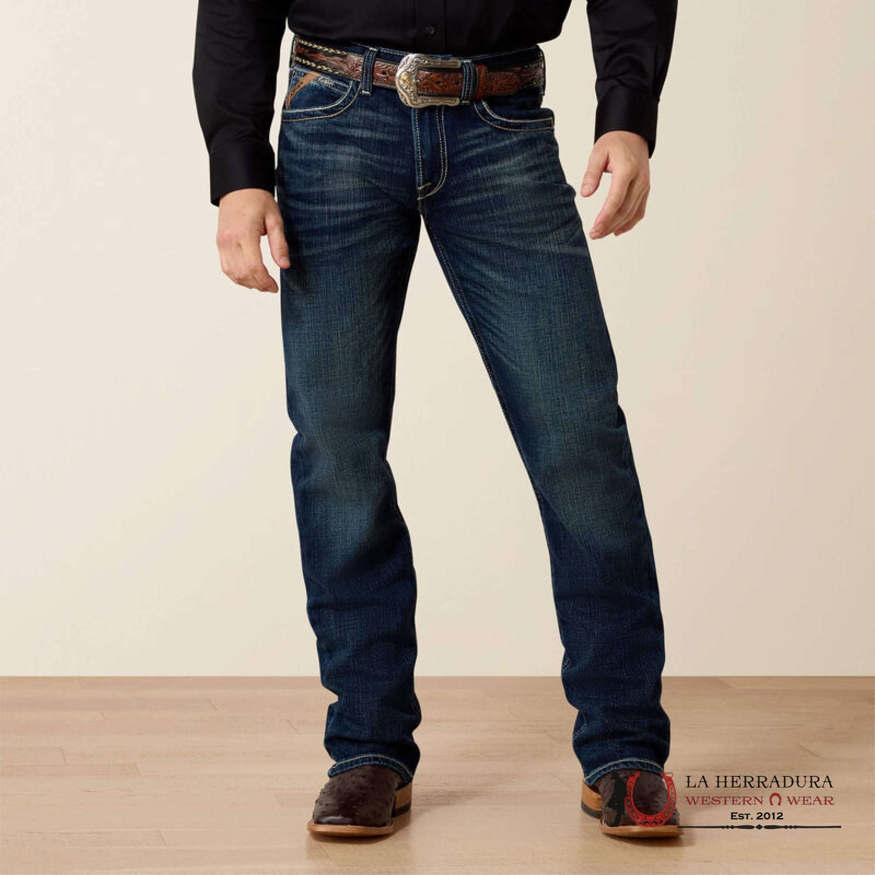 ARIAT MENS JEAN TURNOUT M4 RELAXED BOOTCUT 10021767 ARIAT JEANS