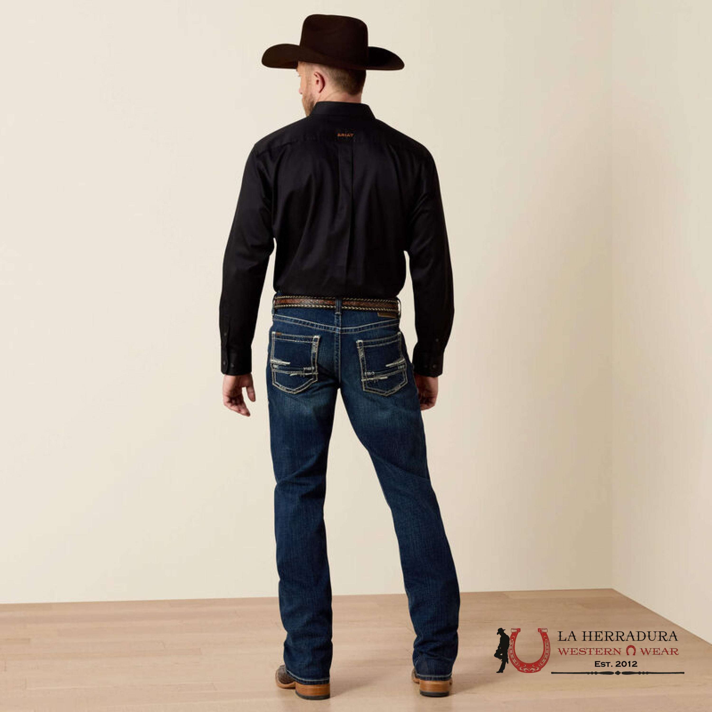 ARIAT MENS JEAN TURNOUT M4 RELAXED BOOTCUT 10021767 ARIAT JEANS