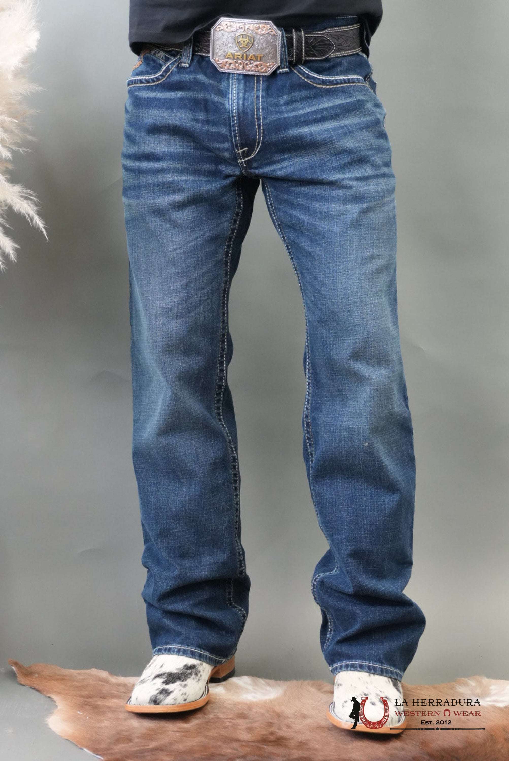 ARIAT MENS JEAN TURNOUT M4 RELAXED BOOTCUT ARIAT JEANS