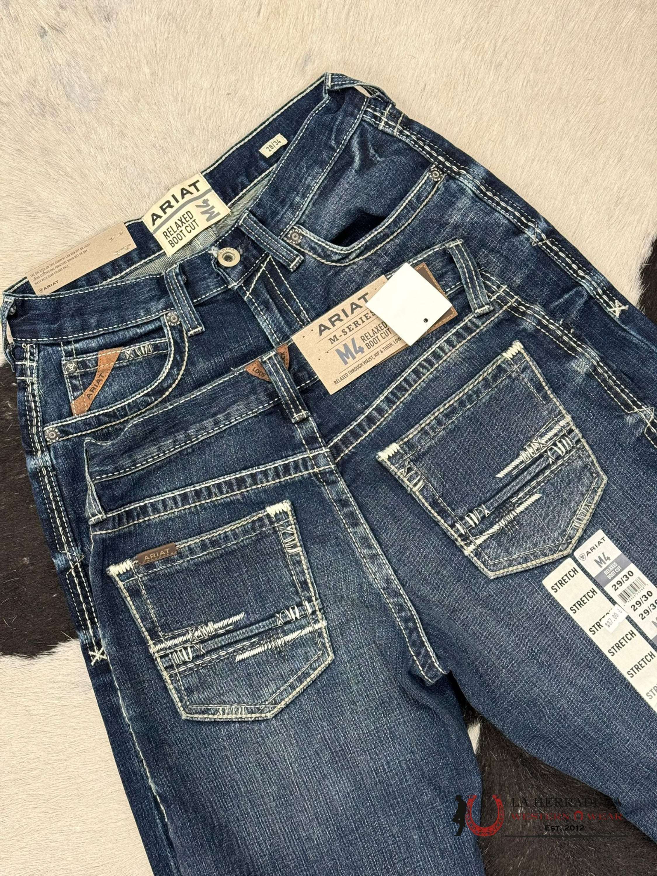 Ariat Mens Jean Turnout M4 Relaxed Bootcut Jeans