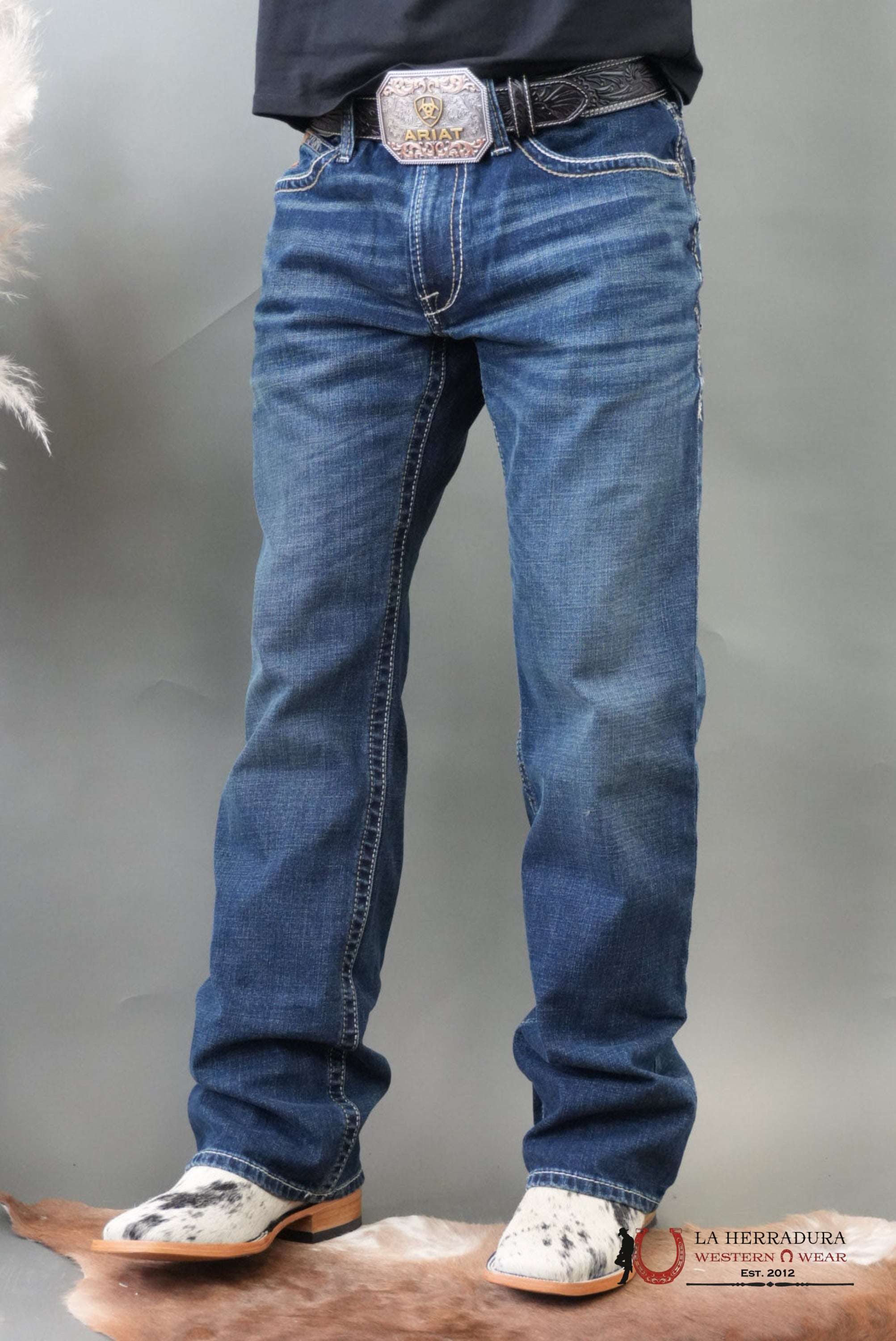 ARIAT MENS JEAN TURNOUT M4 RELAXED BOOTCUT ARIAT JEANS