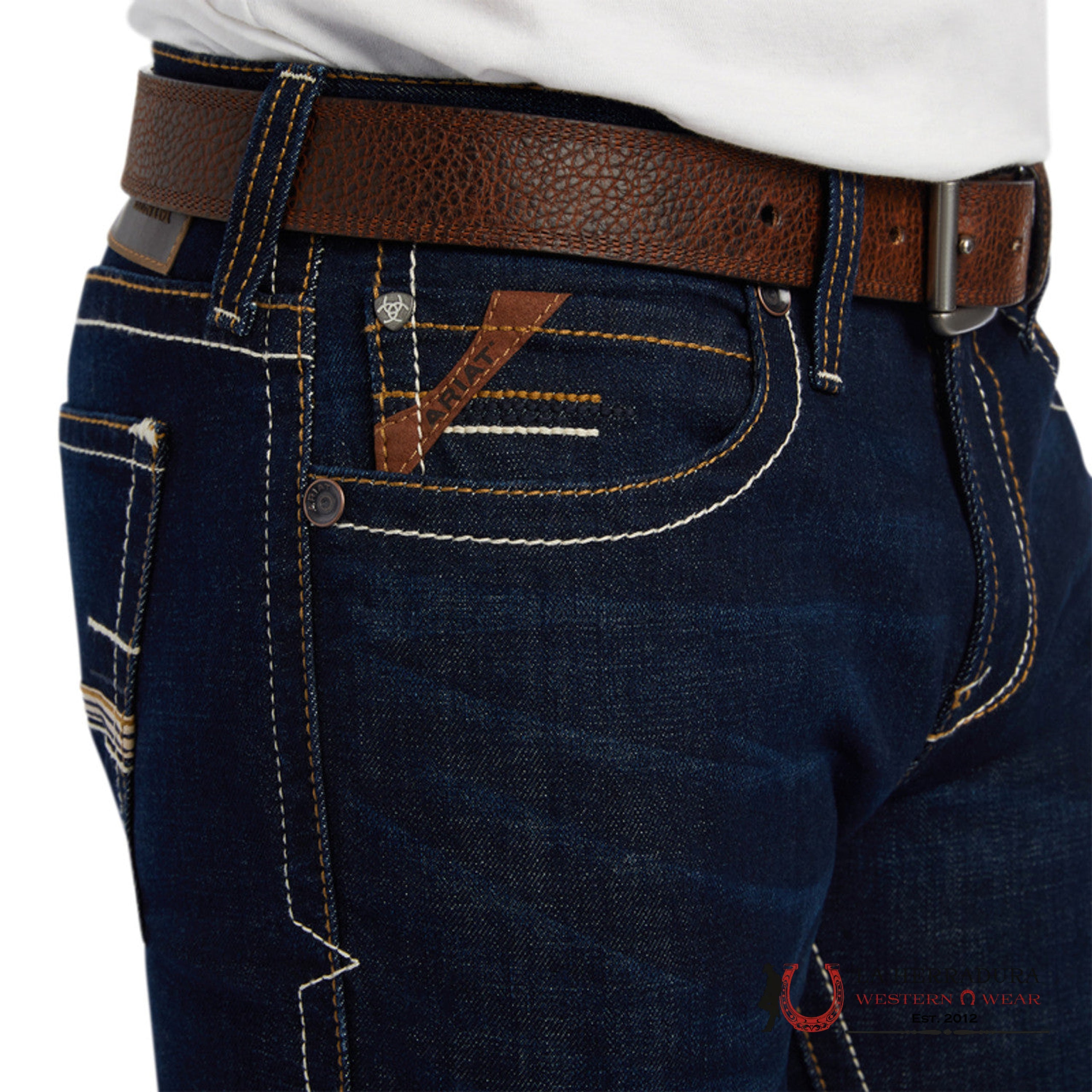 ARIAT MENS JEANS RANGER ROCKPORT M7 SLIM FIT STRAIGHT LEG 10041088 ARIAT JEANS