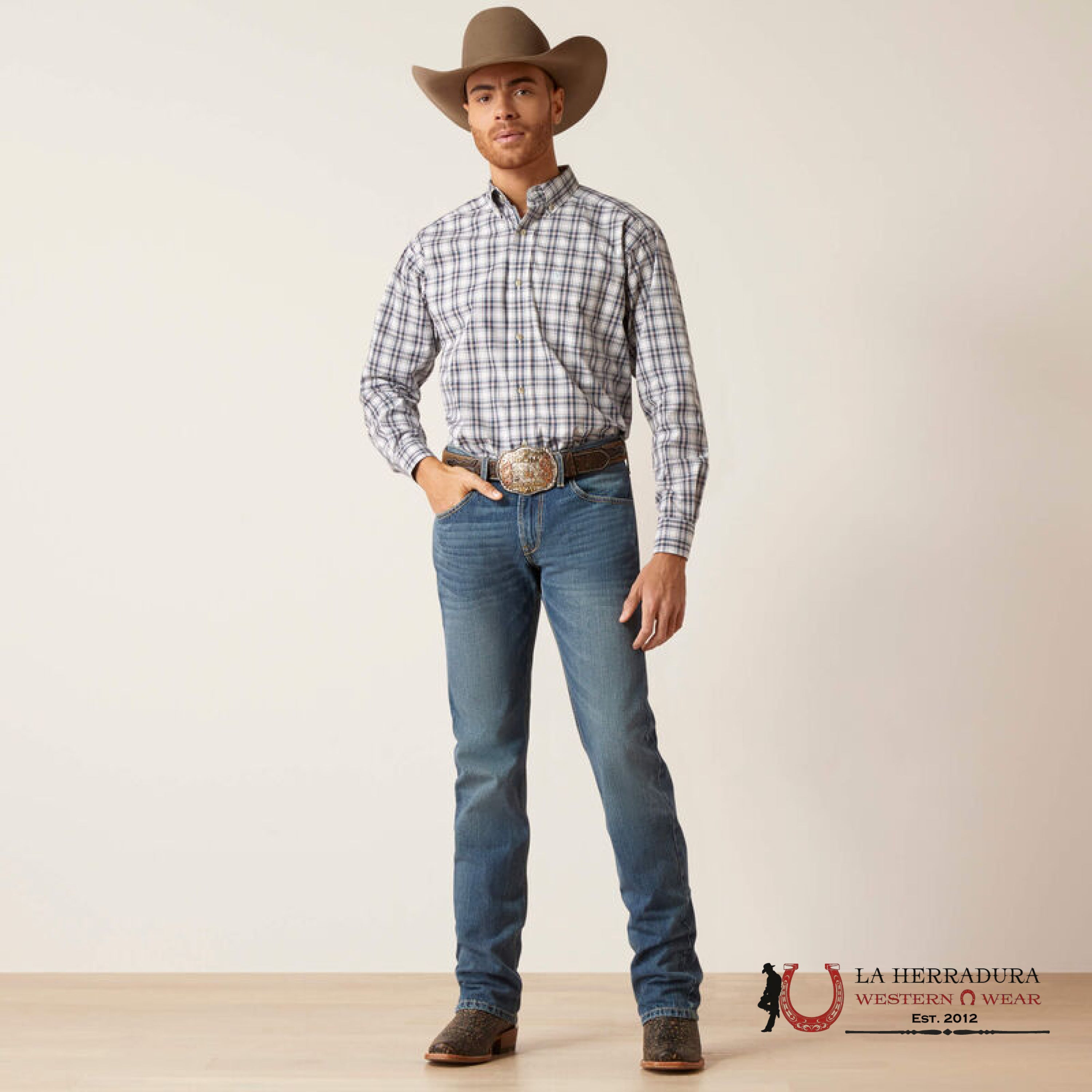 ARIAT MENS M7 BRIGHTON/EZRA SLIM STRAIGHT LEG FIT 10045388 ARIAT JEANS