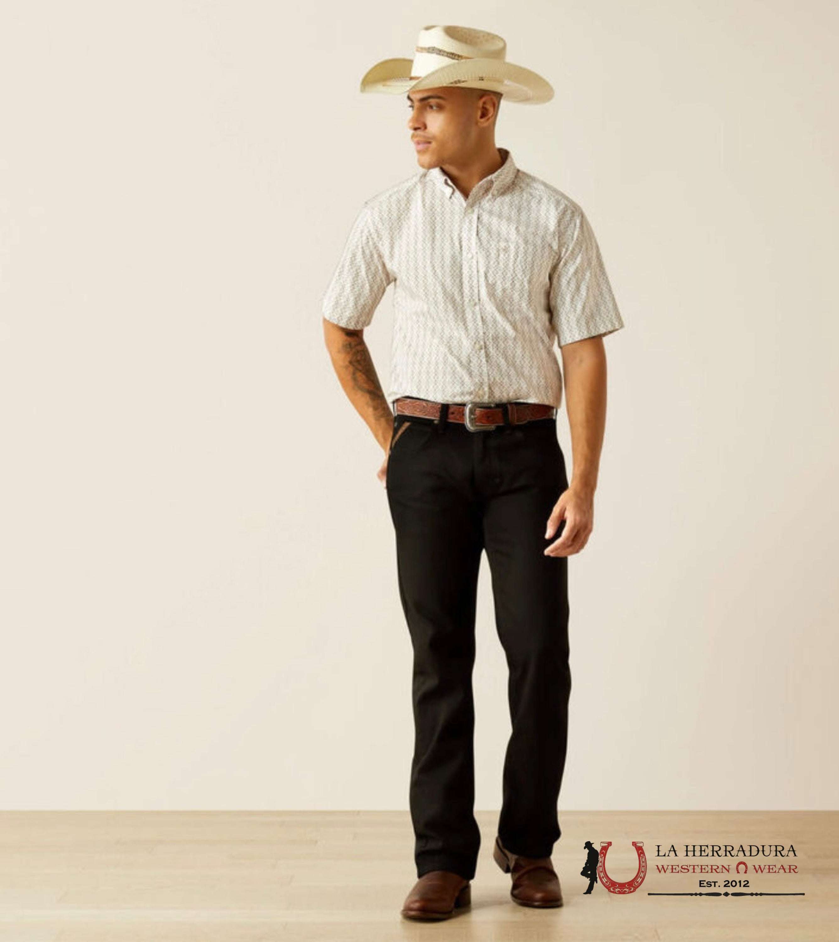 ARIAT MENS SHIRT CARLO SS SHRT SAND 10059009 ROPA HOMBRES