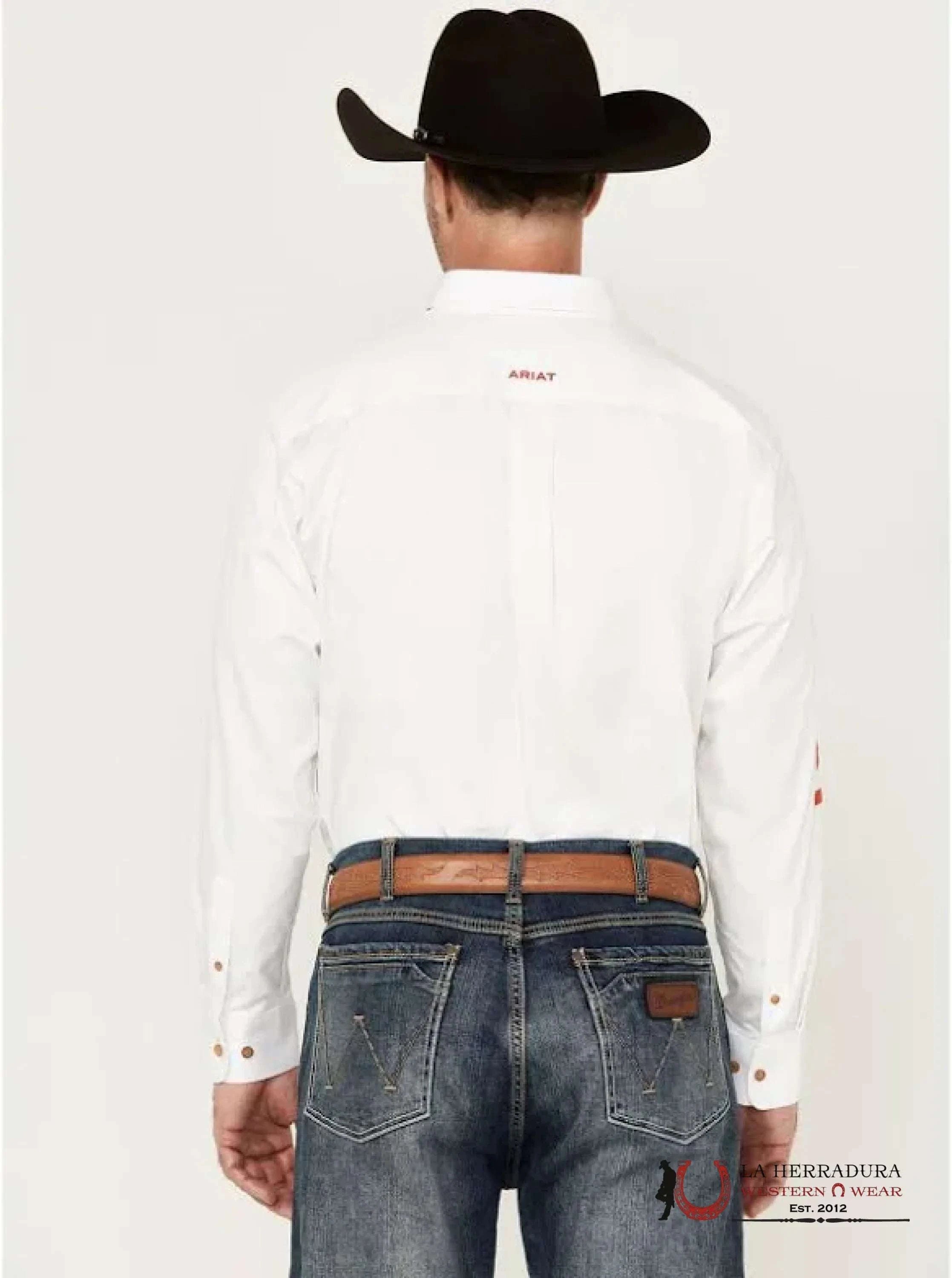 Ariat MENS shirt classic fit team Mexico-0911 ROPA HOMBRES