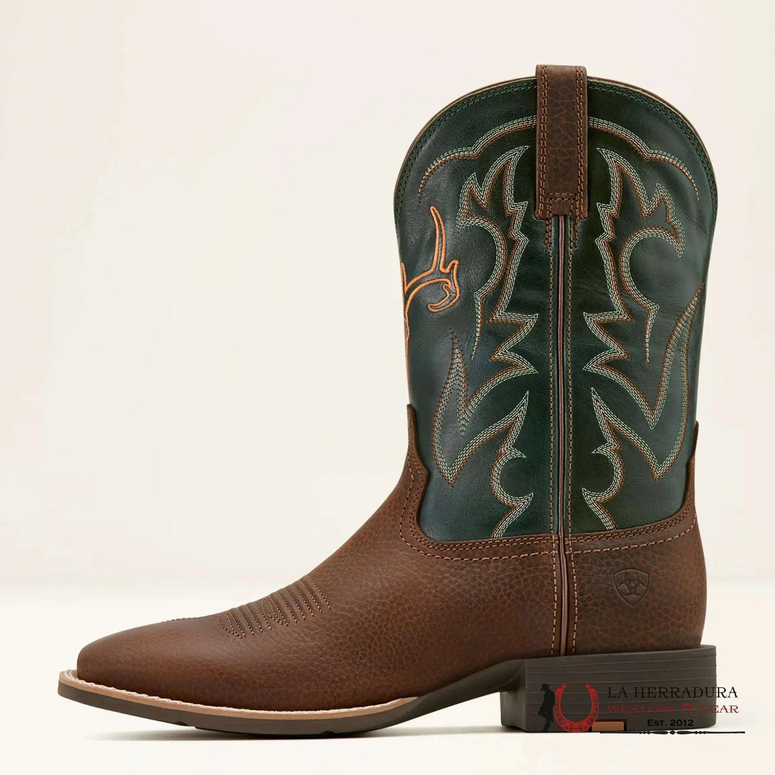 Ariat Mens Sport Outdoor Brown Oiled Rowdy Tan Green Boots Botas Hombres