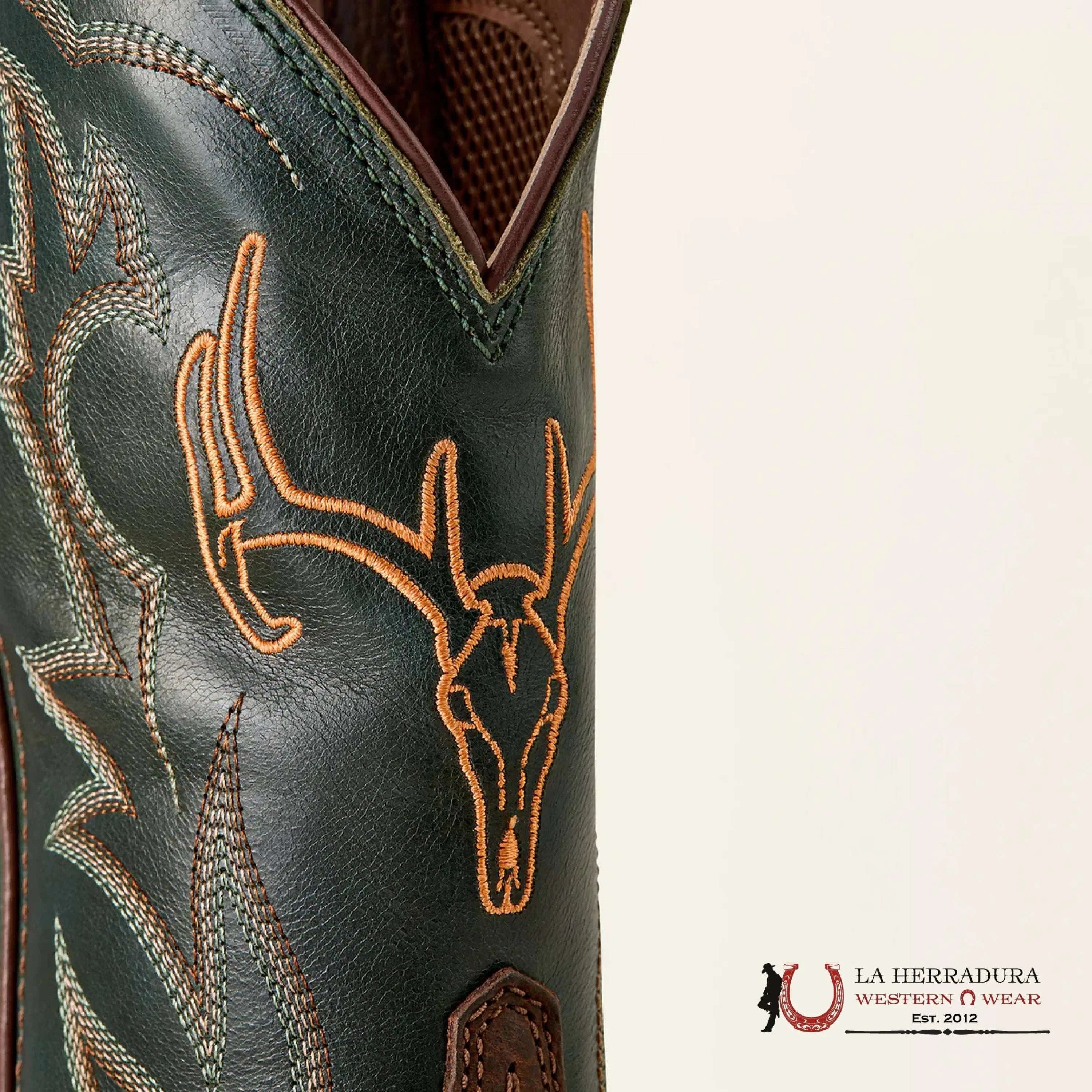Ariat Mens Sport Outdoor Brown Oiled Rowdy Tan Green Boots Botas Hombres