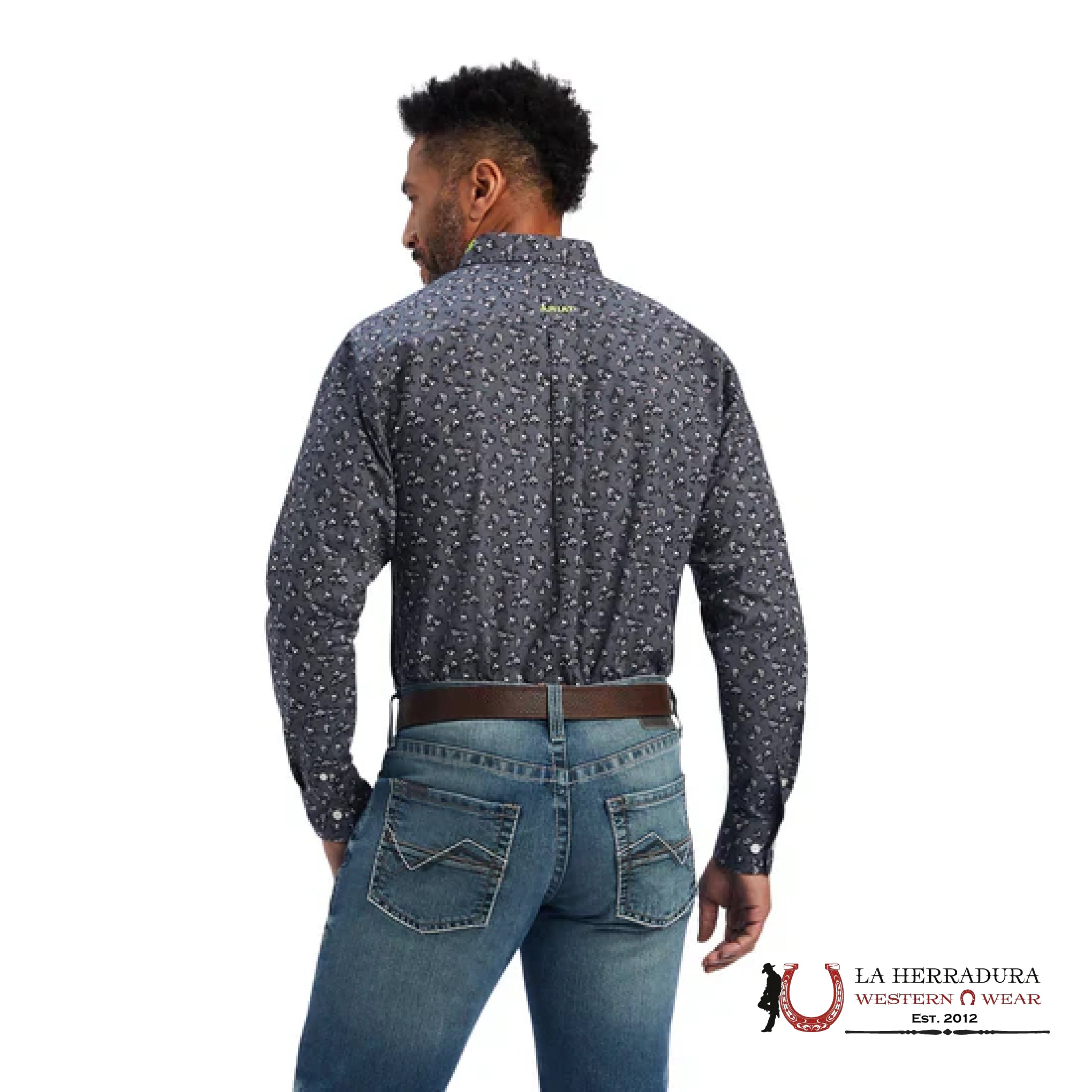 ARIAT MENS TEAM MURRAY FITTED EIFFEL TOWER—1792 ROPA HOMBRES