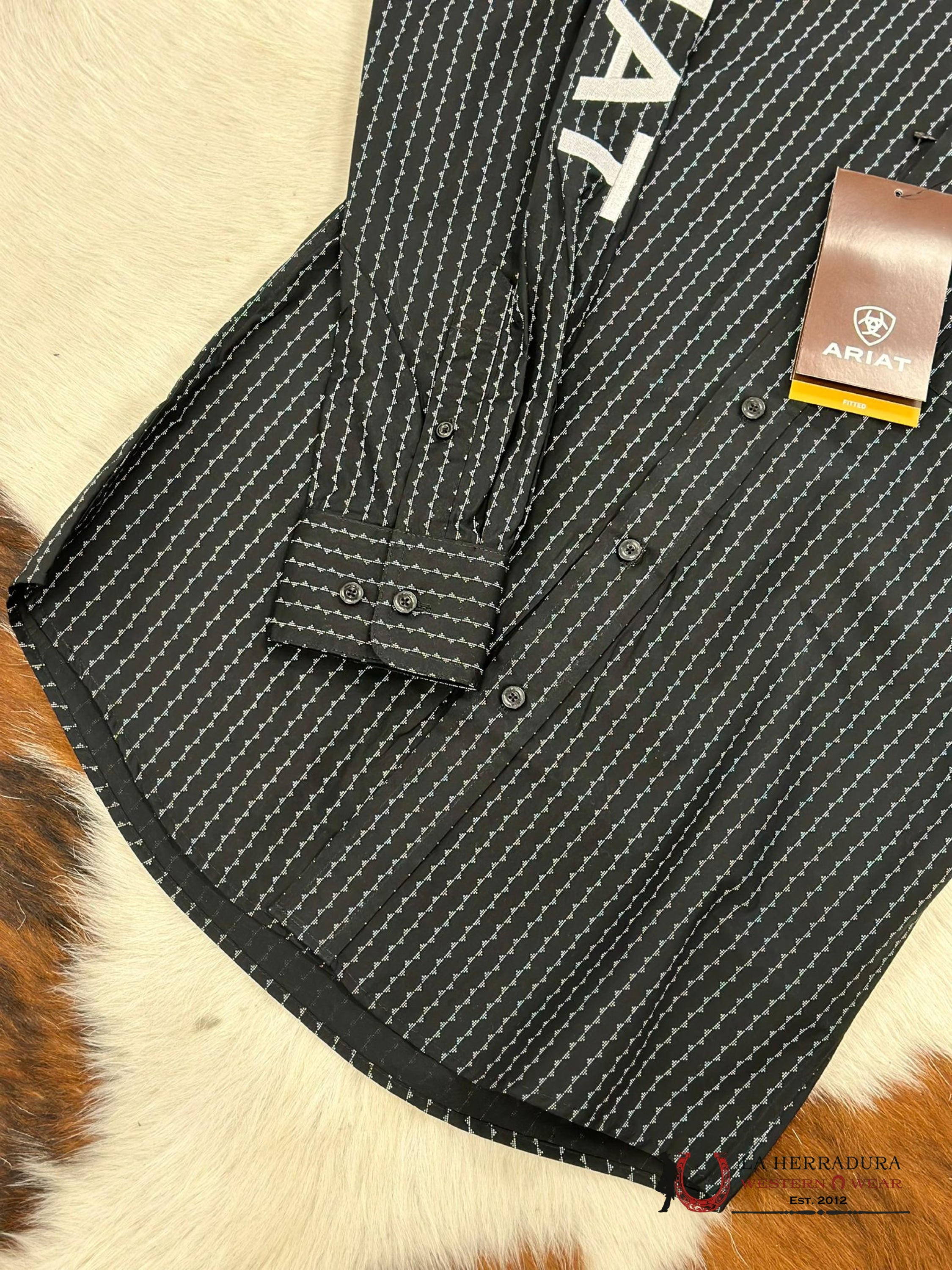 Ariat Team Woodson Fitted Long Sleeve Shirt Ropa Hombres