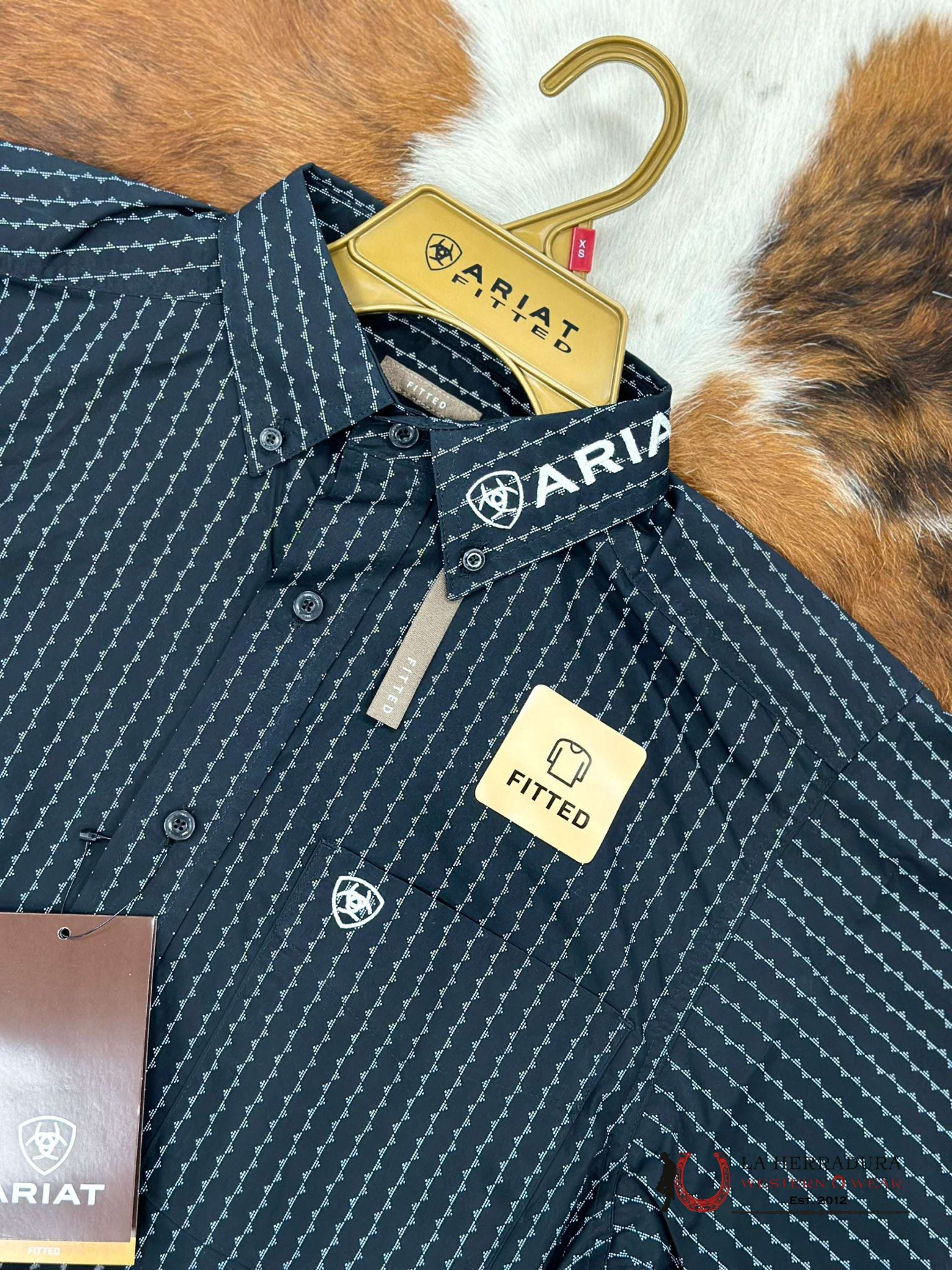 Ariat Team Woodson Fitted Long Sleeve Shirt Ropa Hombres