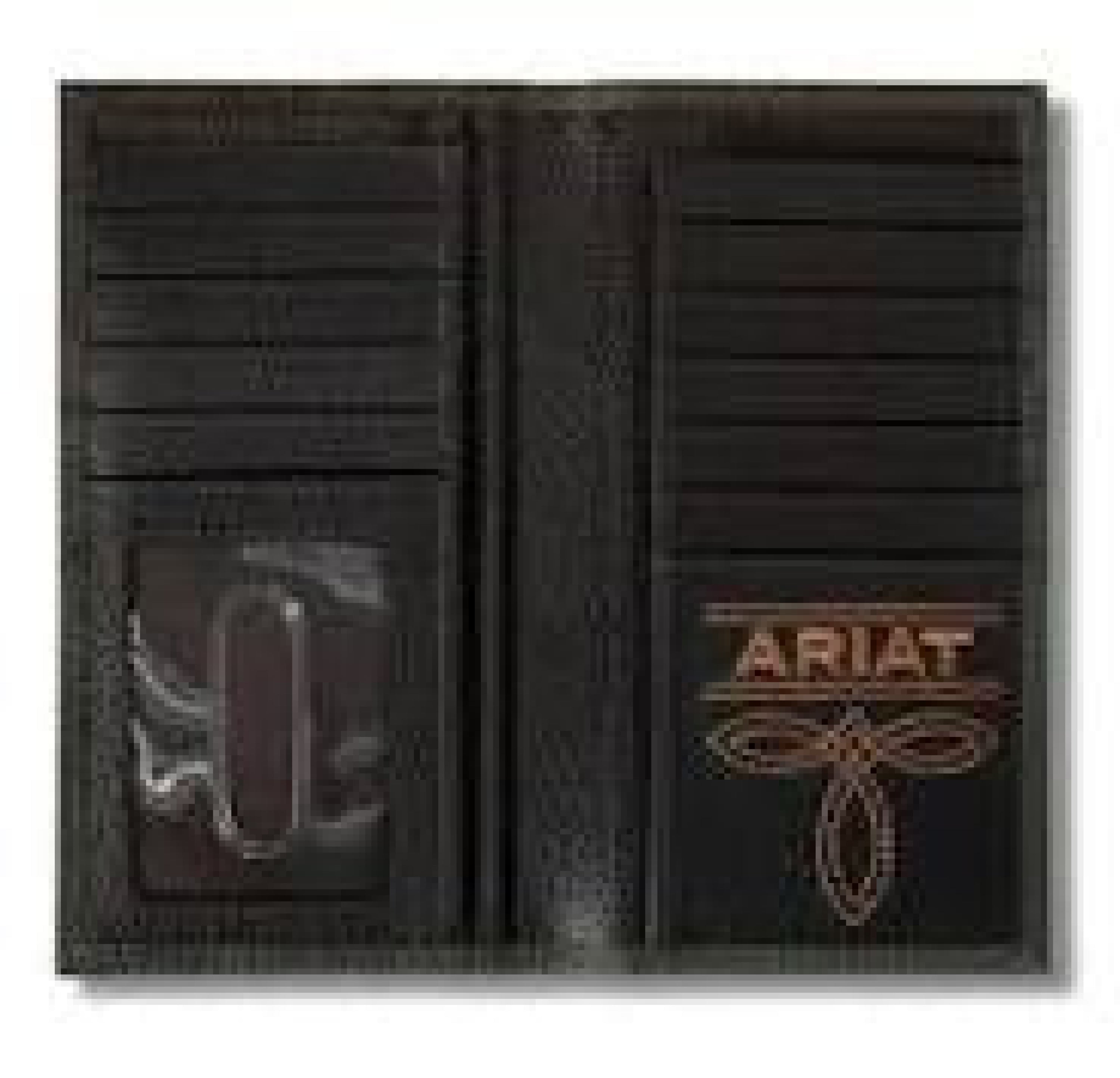 ARIAT MENS WALLET BLACK LOGO RODEO WALLET- A3556201 ACCESORIOS