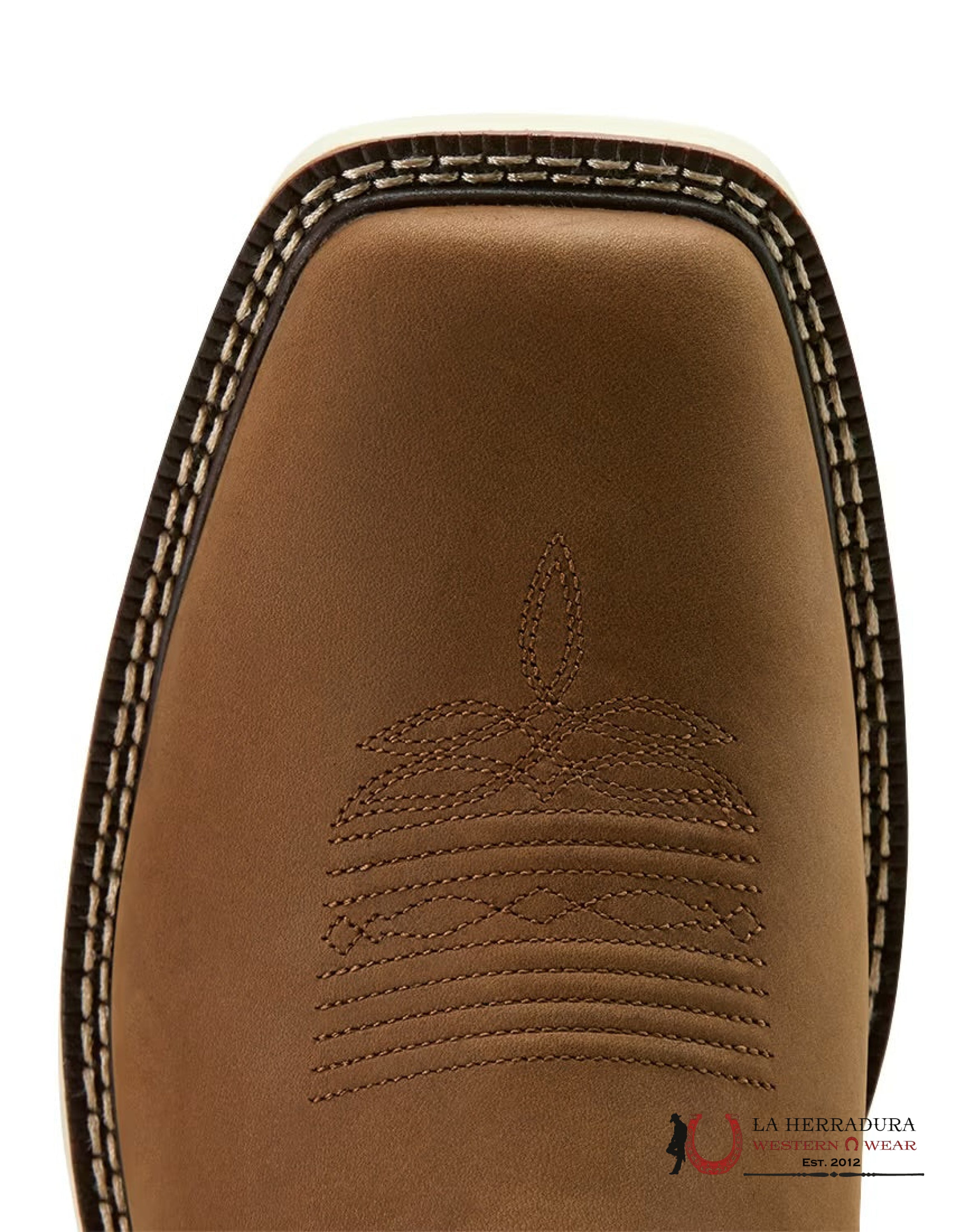 ARIAT MENS WORK BOOTS ALAMO BROWN STONE GREY STEEL TOE SQUARE TOE