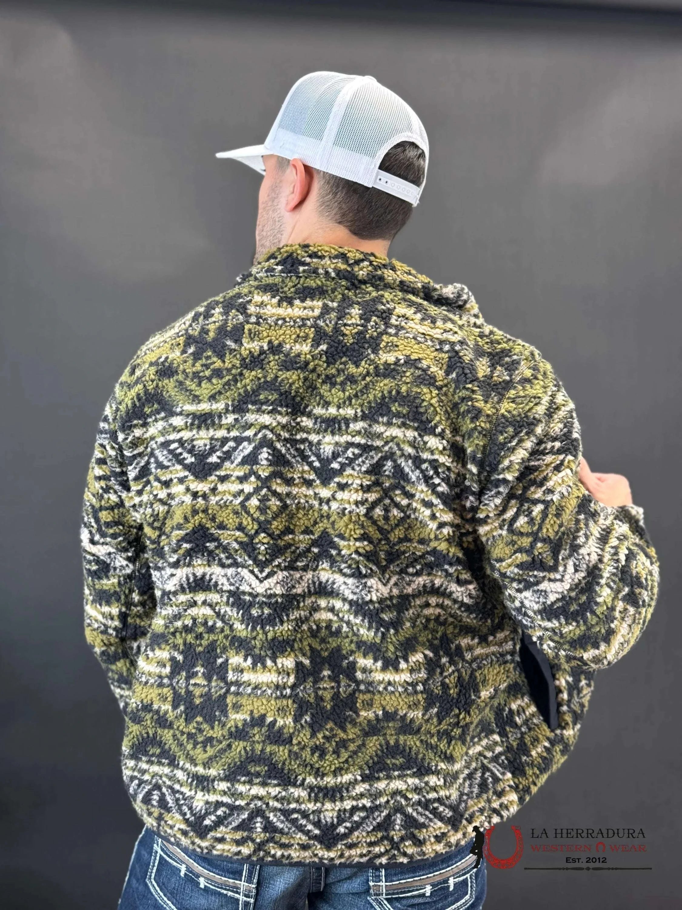 Ariat Olive Leaf Mammoth Sweater Ropa Hombres