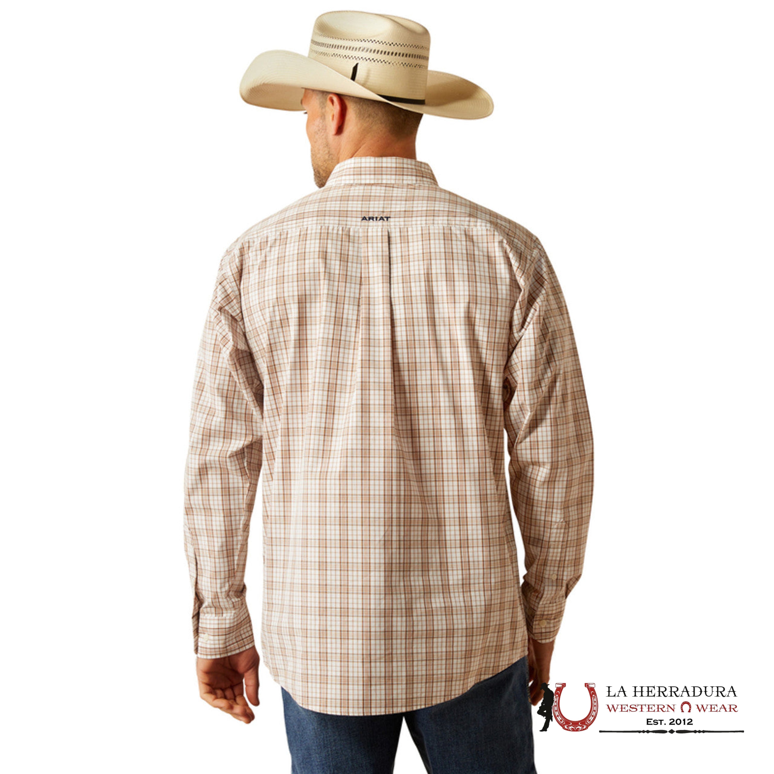 Ariat Pro Jase Long Sleeve Light Brown - 4743 Ropa Hombres