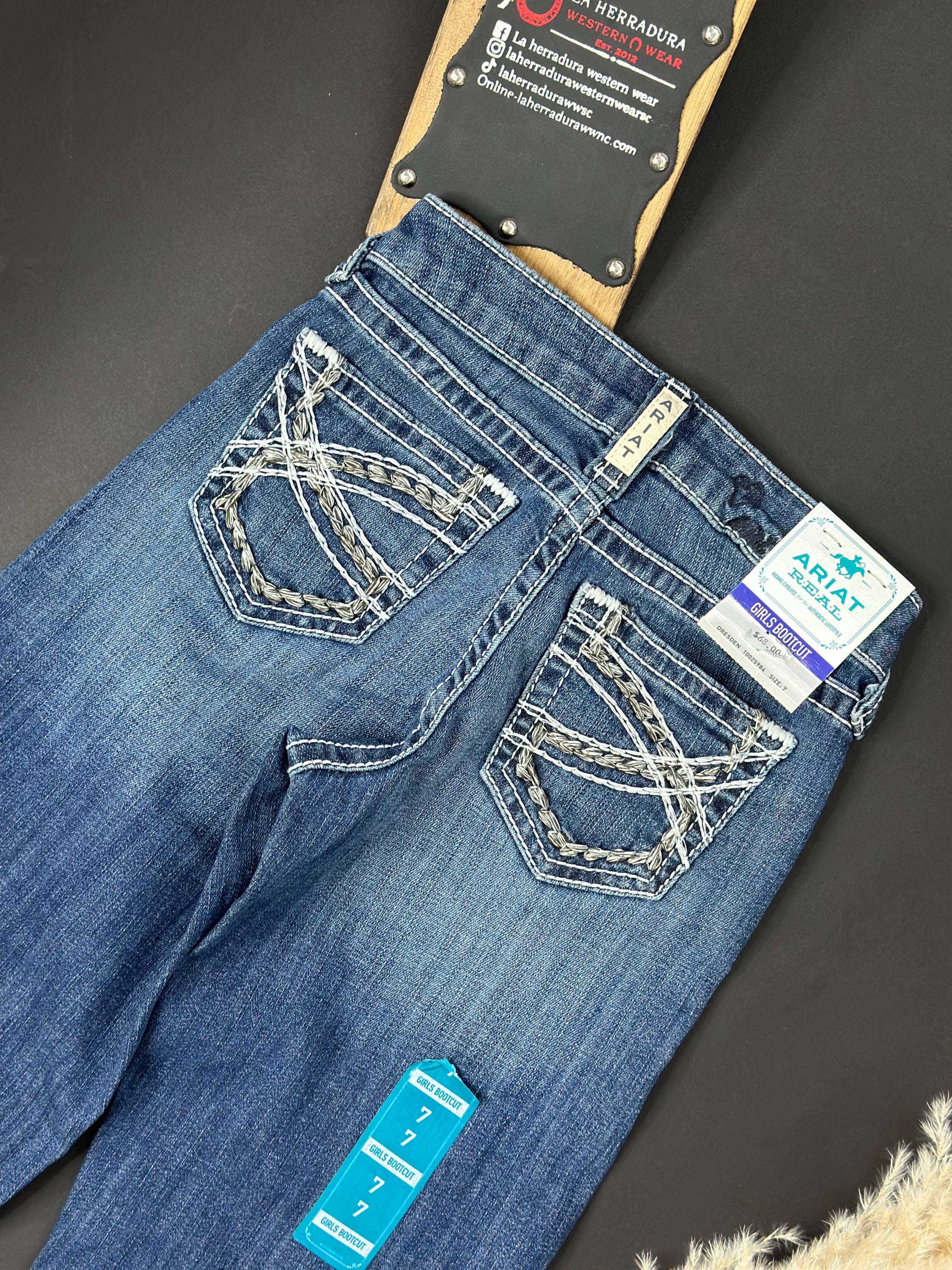 Ariat Real Girls Dresden Boot Cut Jean Niños