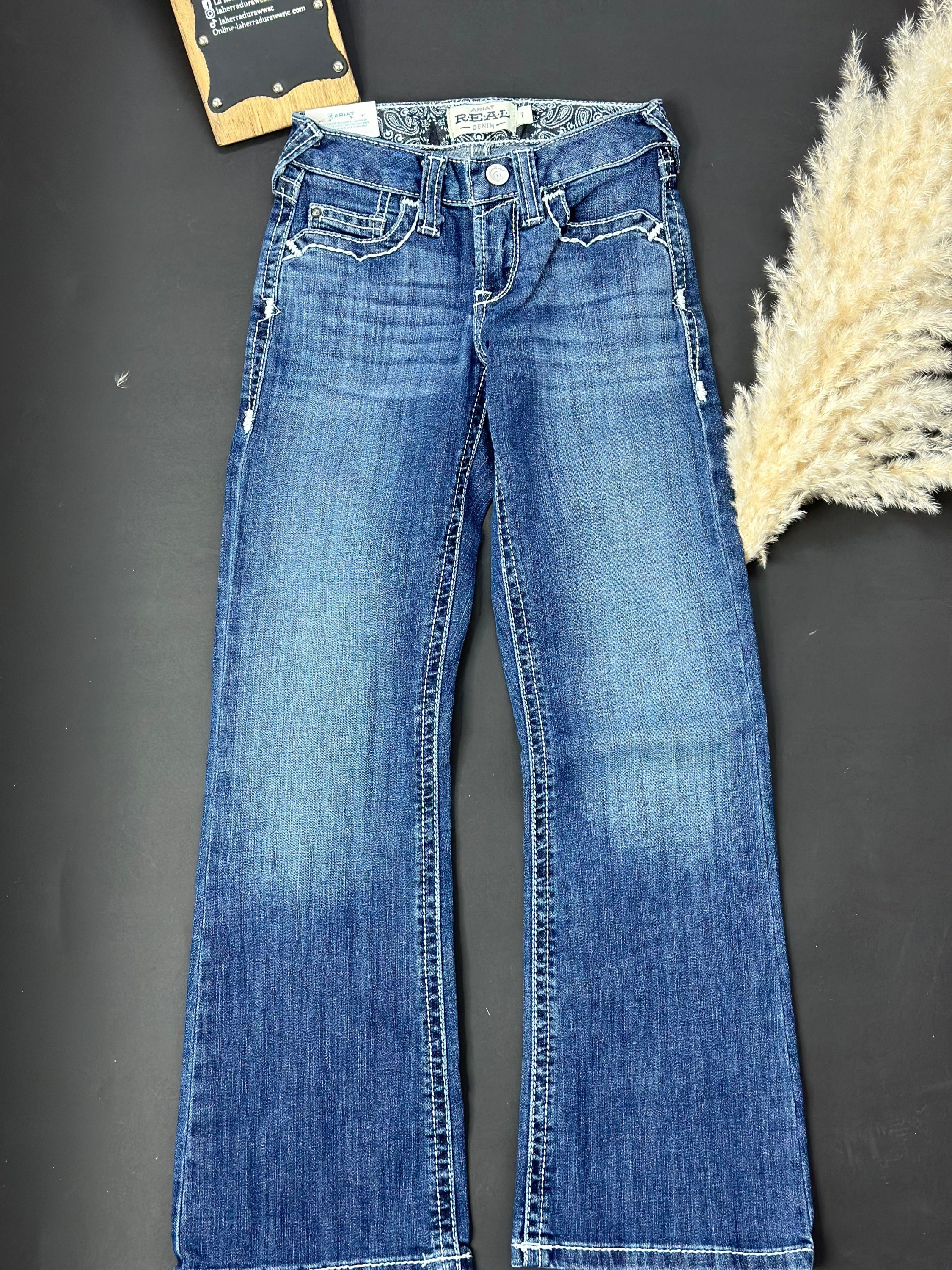 Ariat Real Girls Dresden Boot Cut Jean Niños