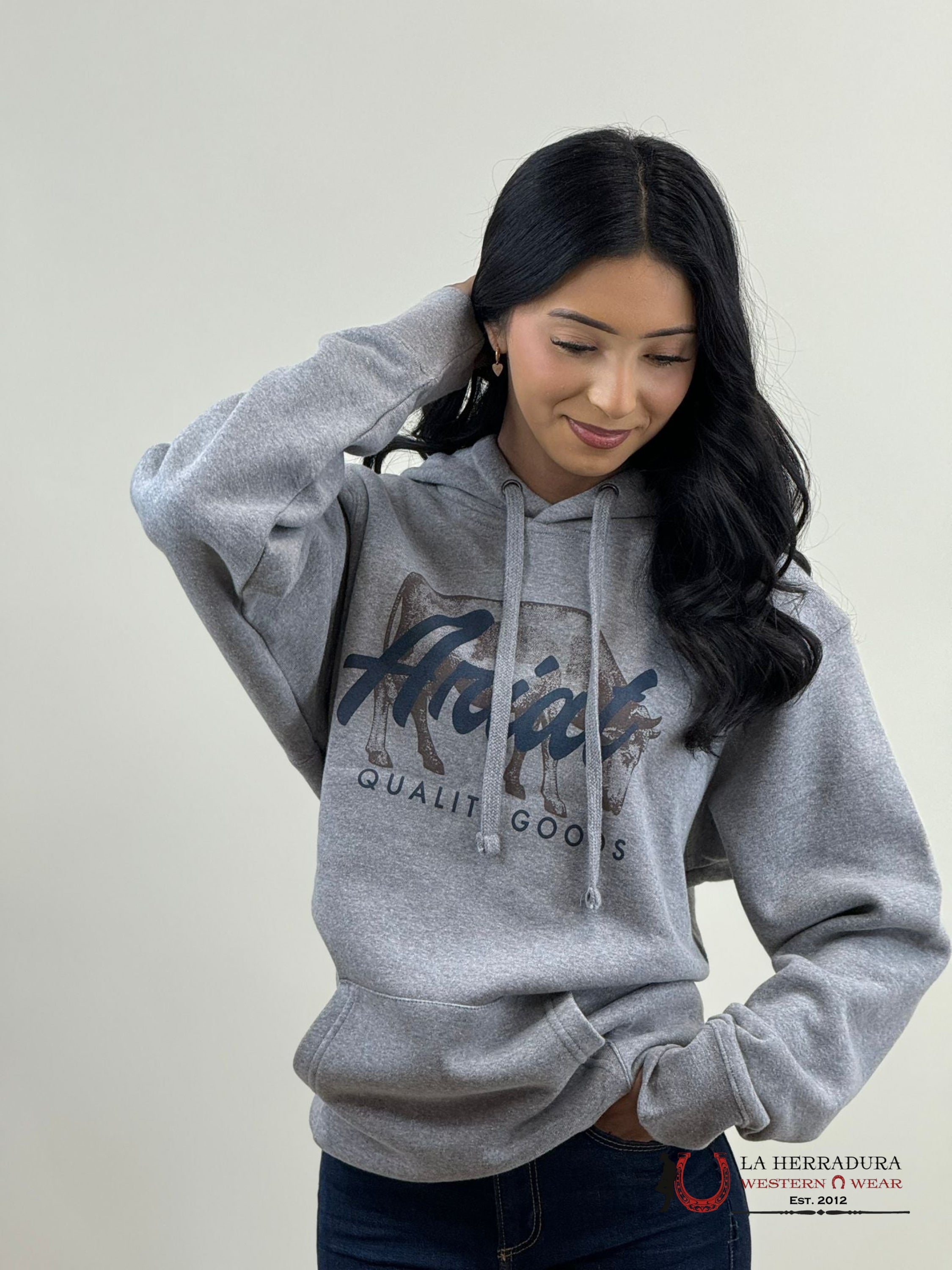 Ariat Real Grazing Print Hoodie-6454 Ropa Mujeres