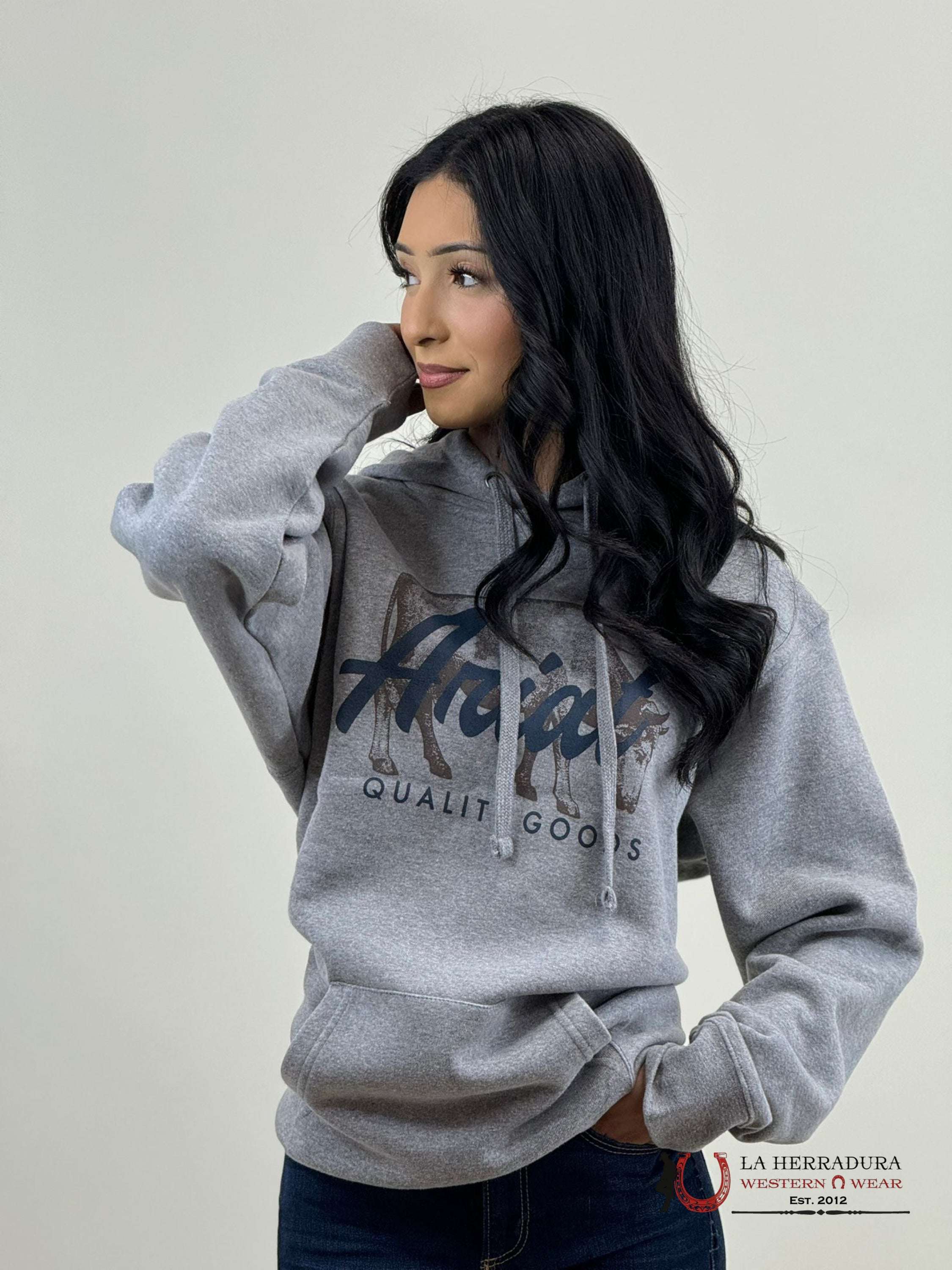 Ariat Real Grazing Print Hoodie-6454 Ropa Mujeres