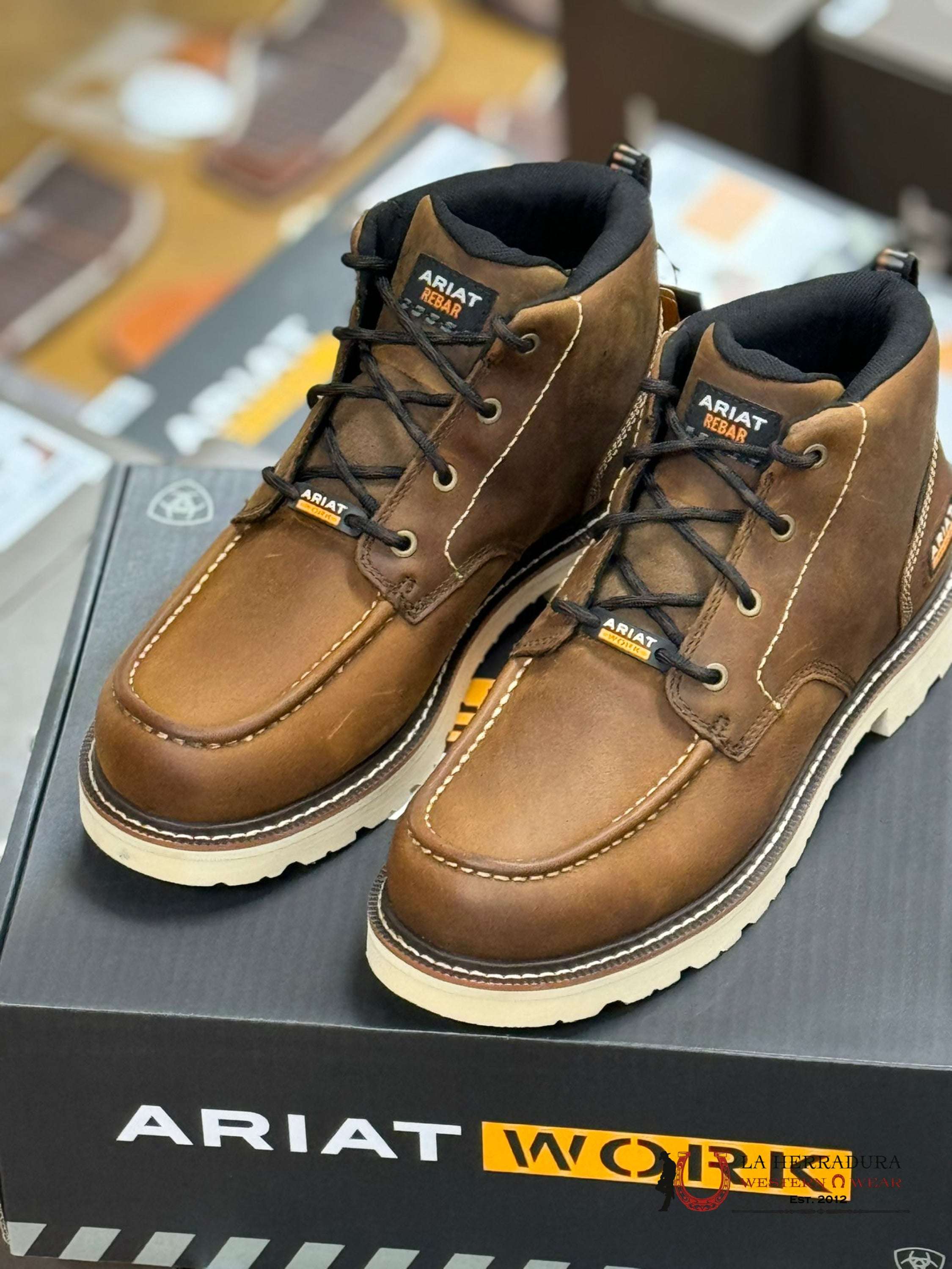 Ariat Rebar Work Distressed Brown